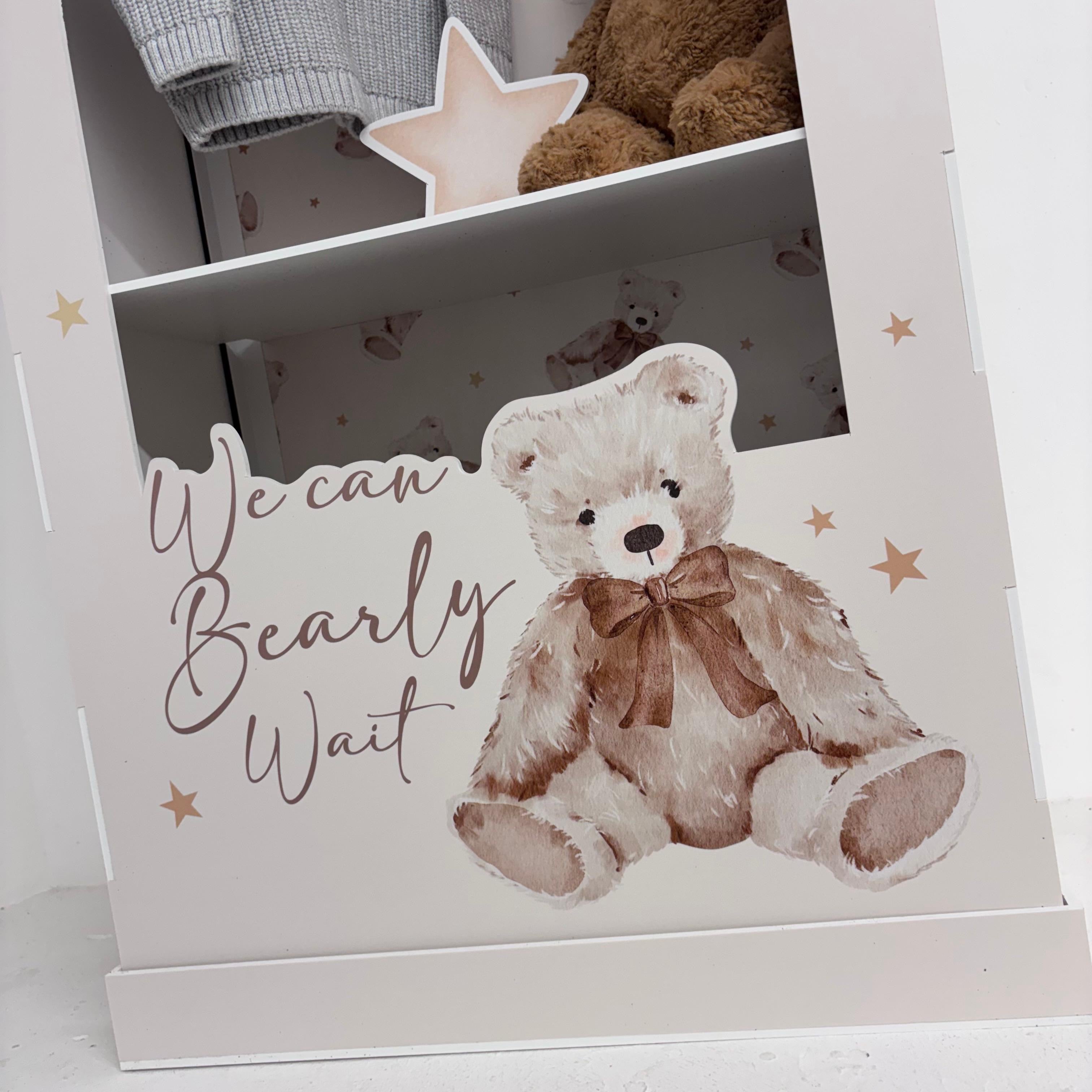 We Can Bearly Wait - Baby Wardrobe Box