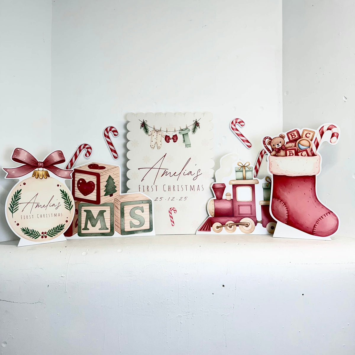 Personalised Mini Magical First Christmas - Lifestyle Photo | Zebra Print