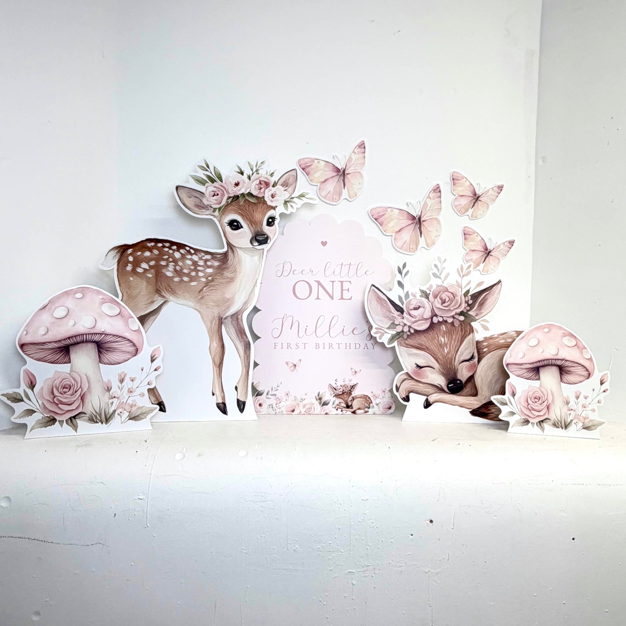 Personalised MINI Deer Little One Bundle - Lifestyle Photo | Zebra Print