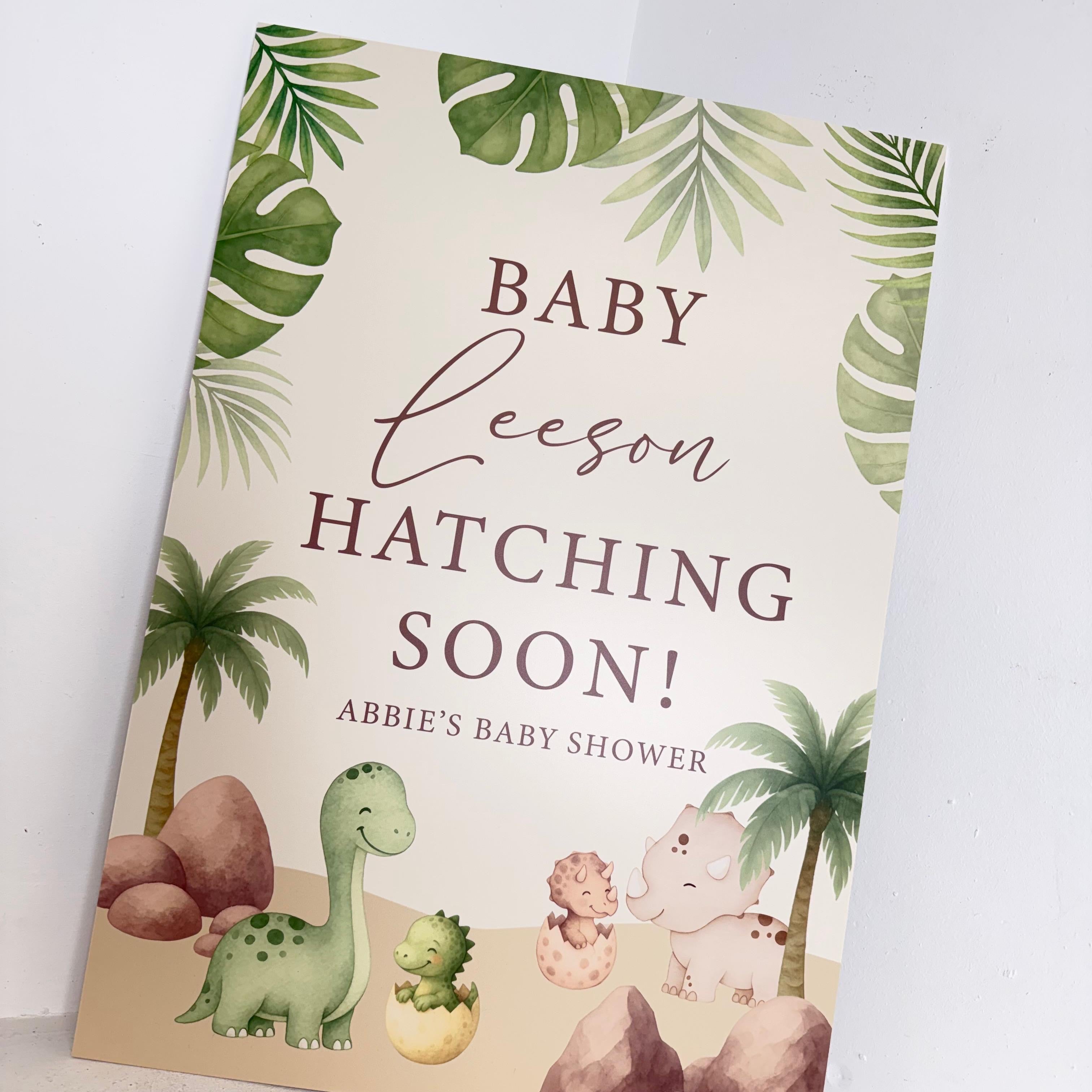Baby Hatching Easel Sign