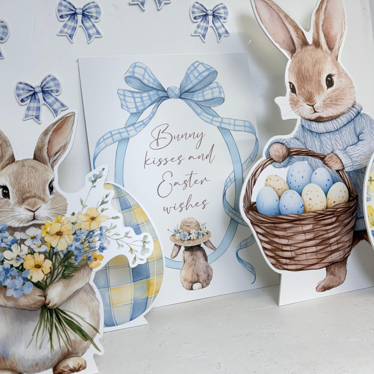 MINI Blue Spring Bunnies Bundle