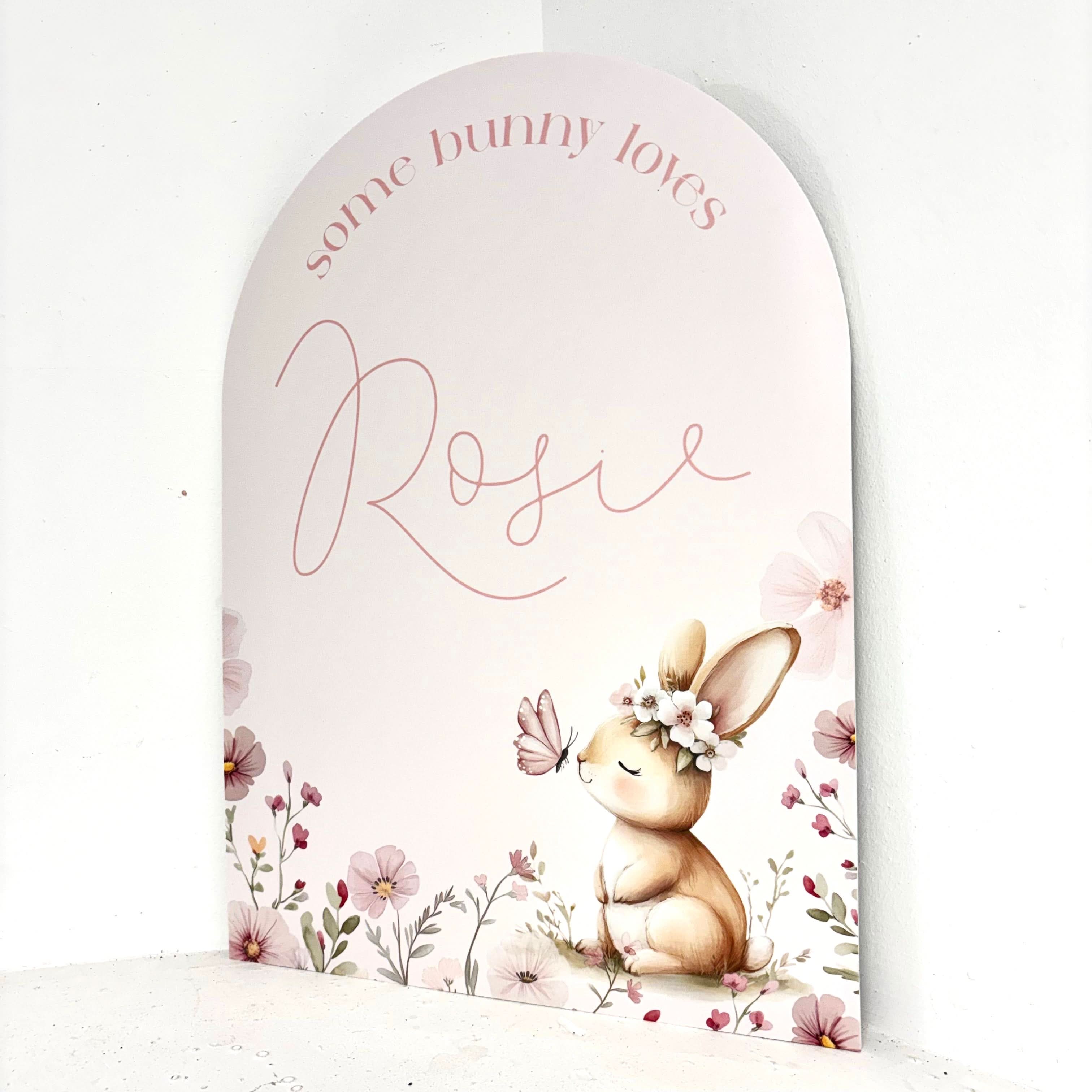 Some Bunny Loves You Easel Sign