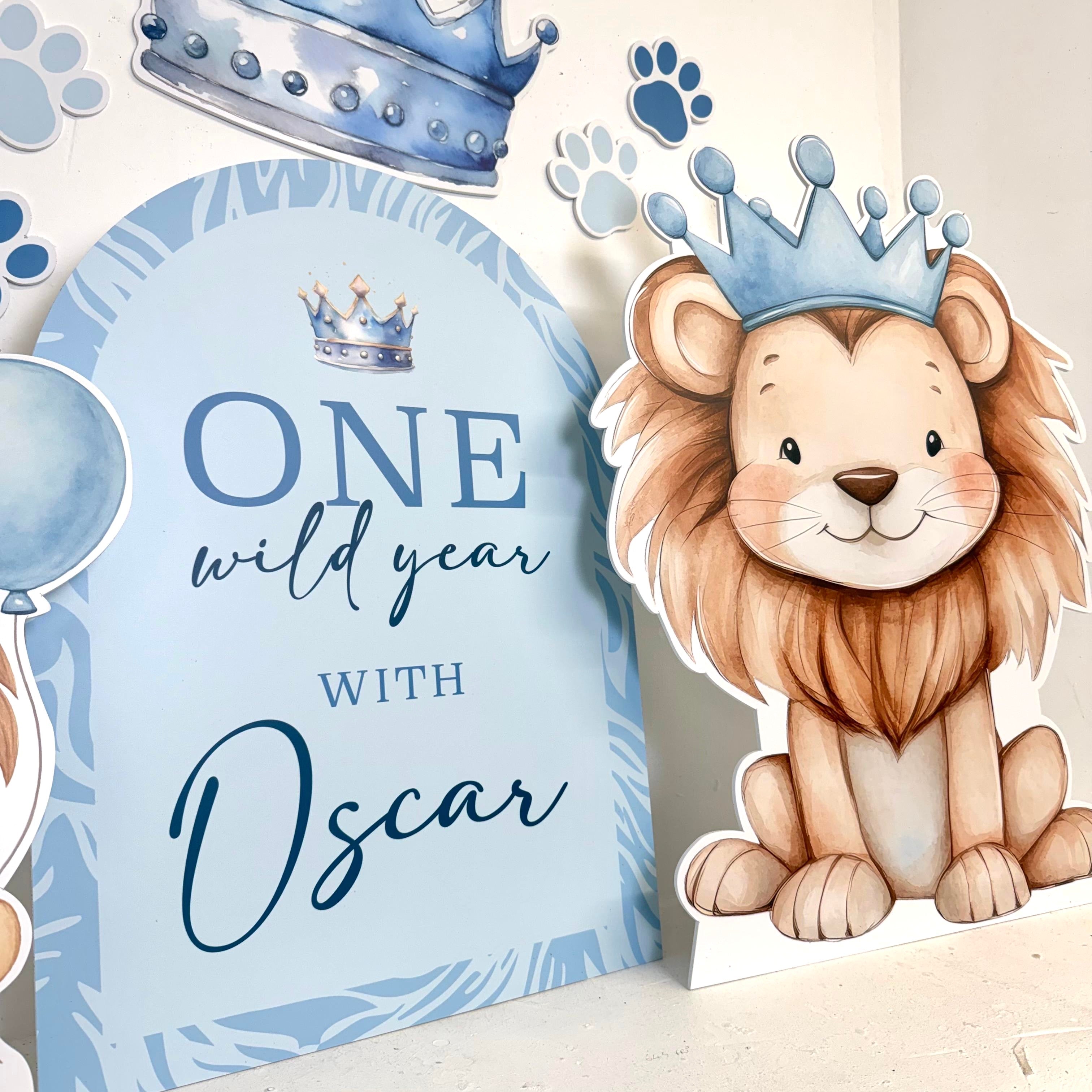 Personalised MINI One Wild Year BOY - Lifestyle Photo | Zebra Print