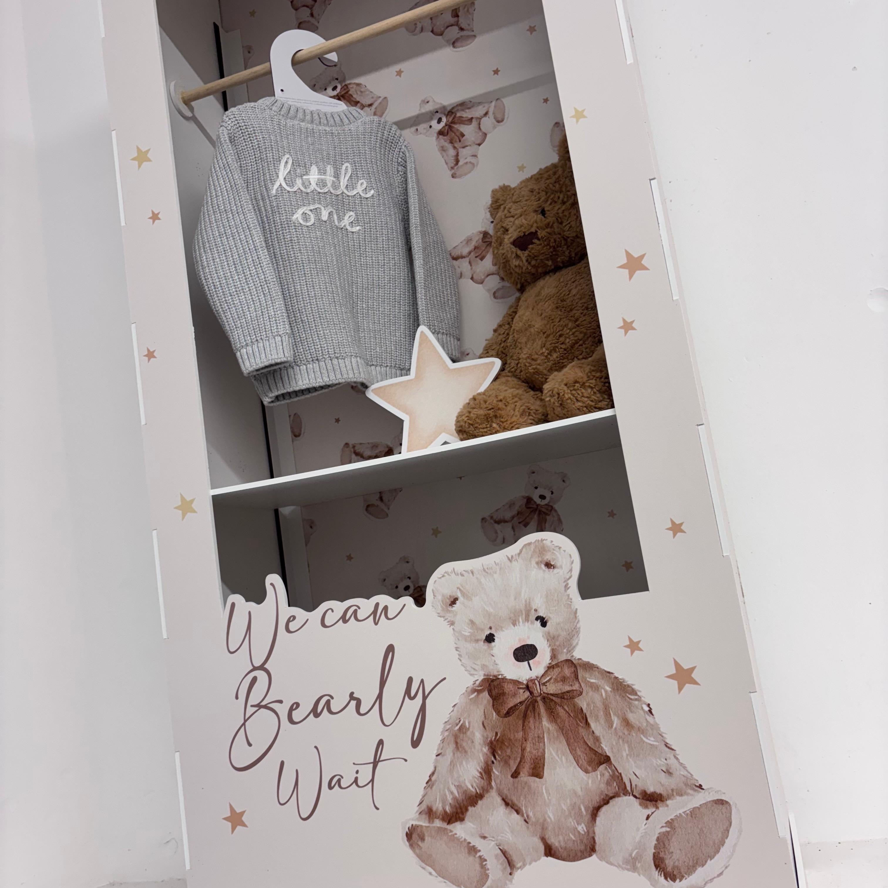 We Can Bearly Wait - Baby Wardrobe Box