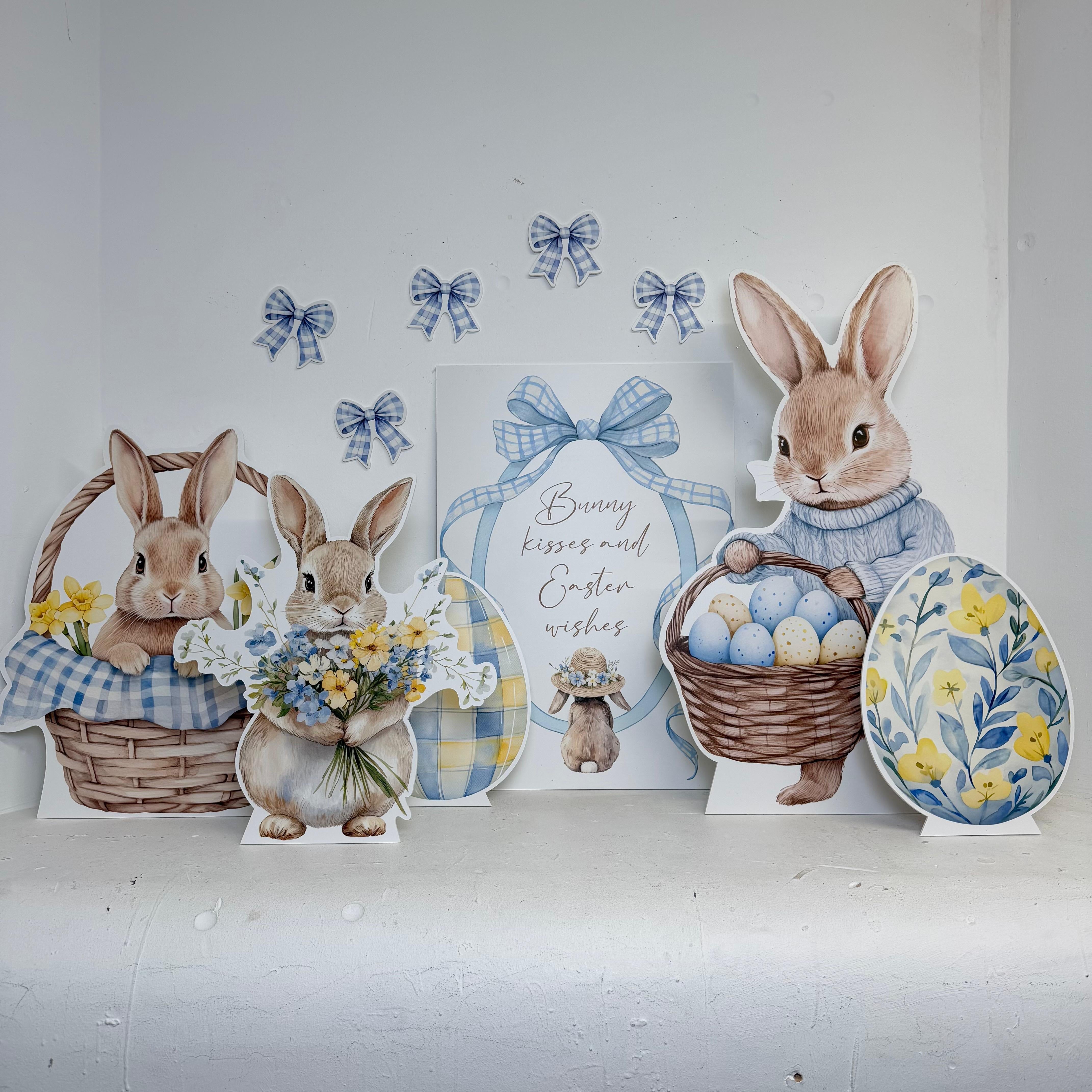 MINI Blue Spring Bunnies Bundle