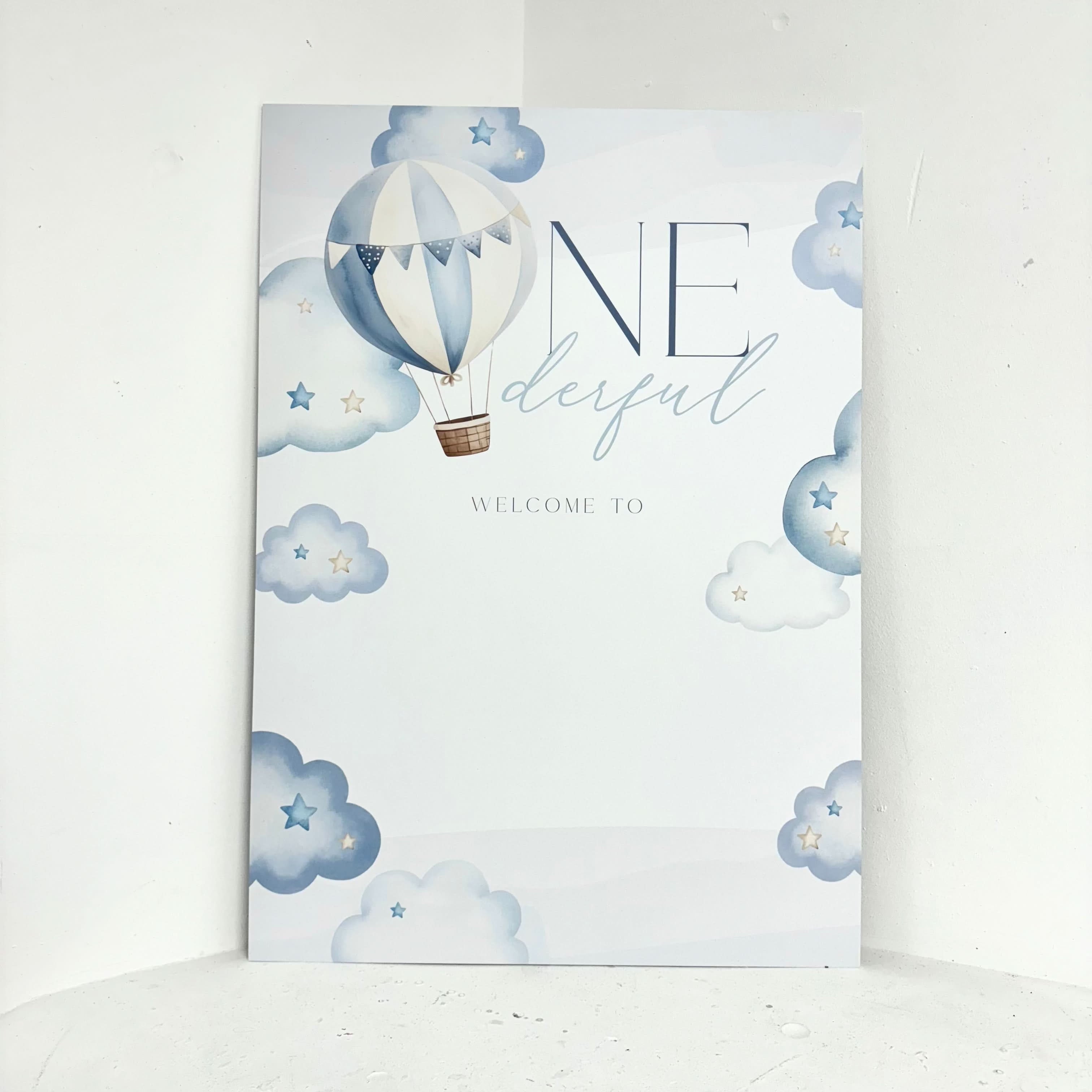 One-derful Easel Sign