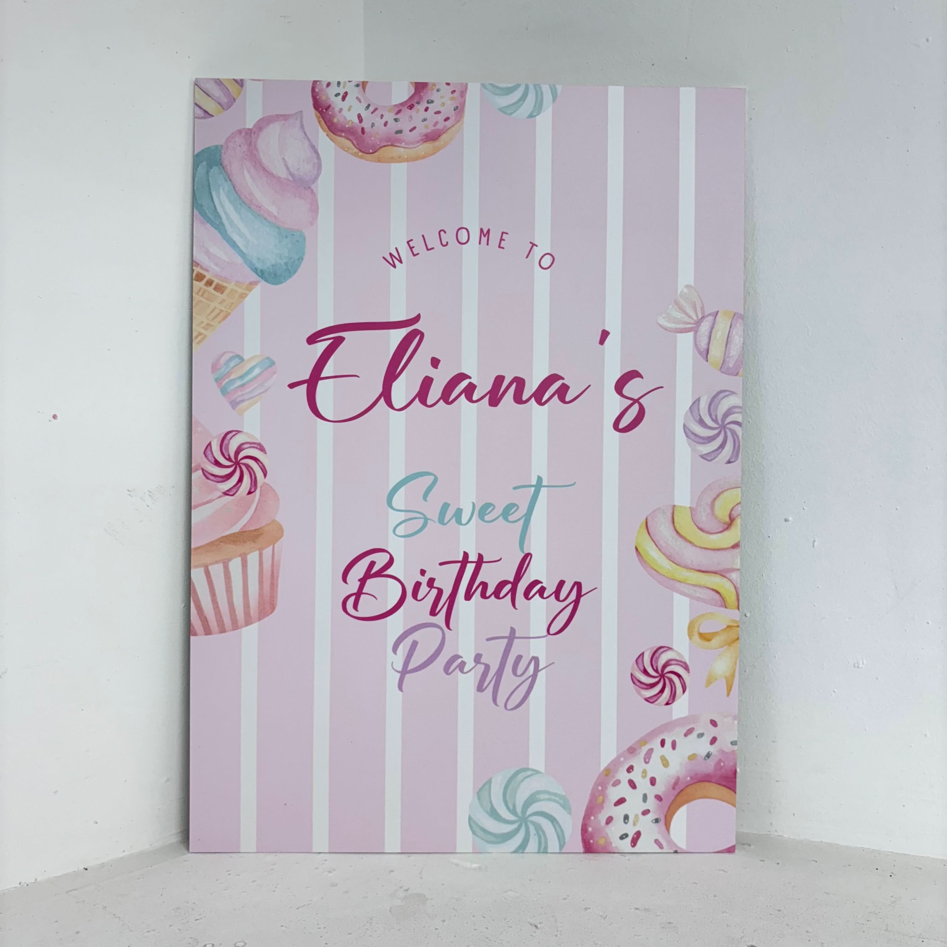 Sweet Birthday Easel Sign