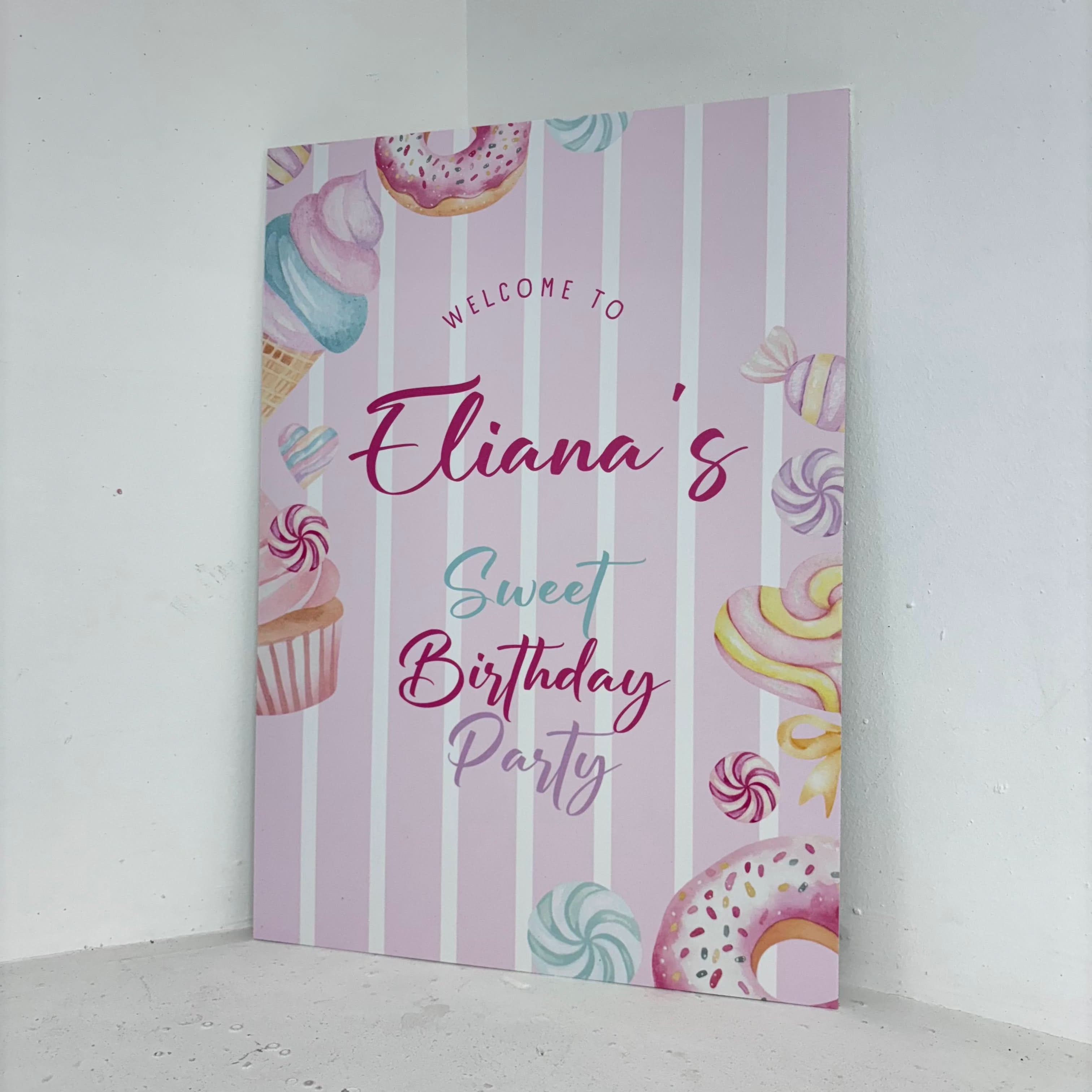 Sweet Birthday Easel Sign