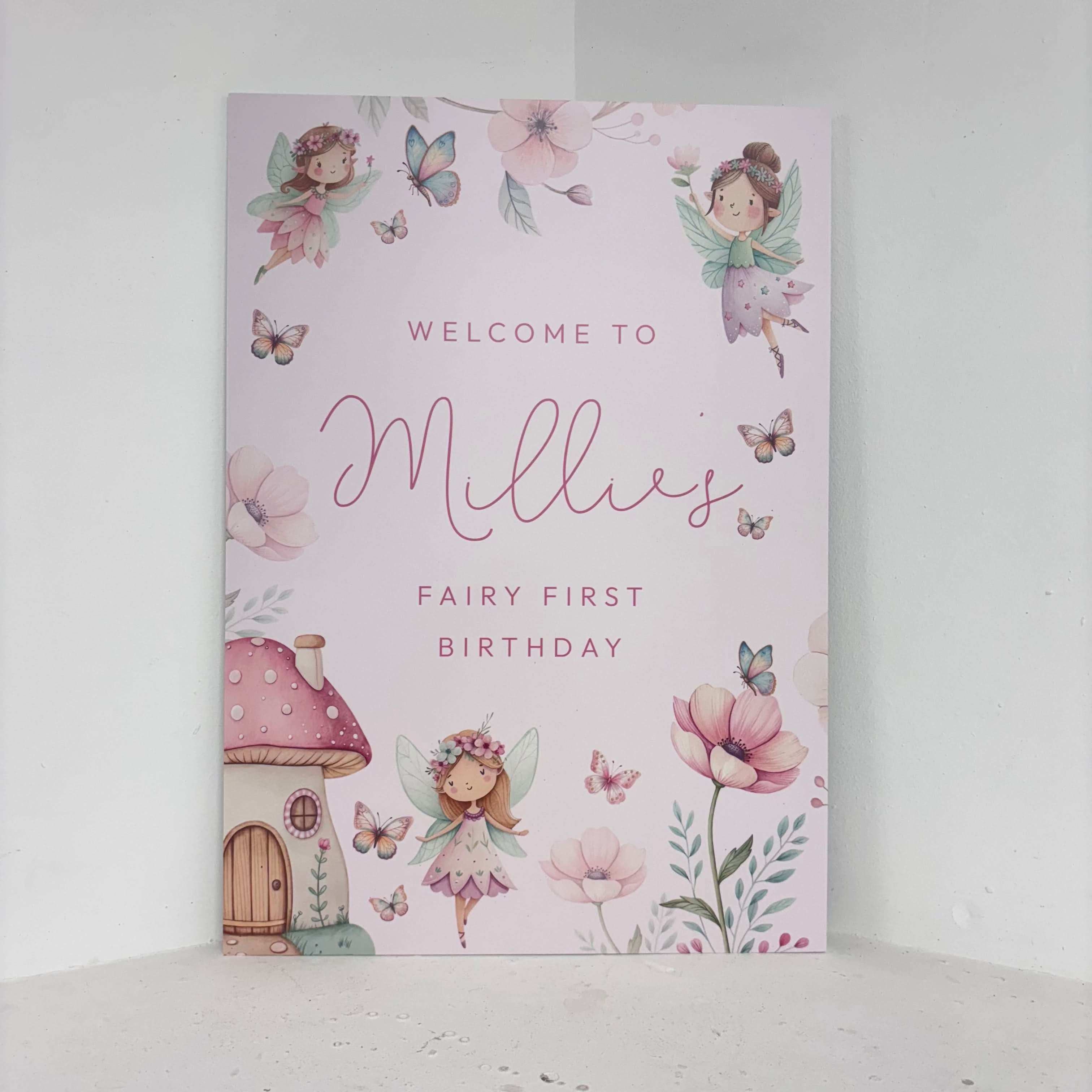 Garden Fairies Easel Sign