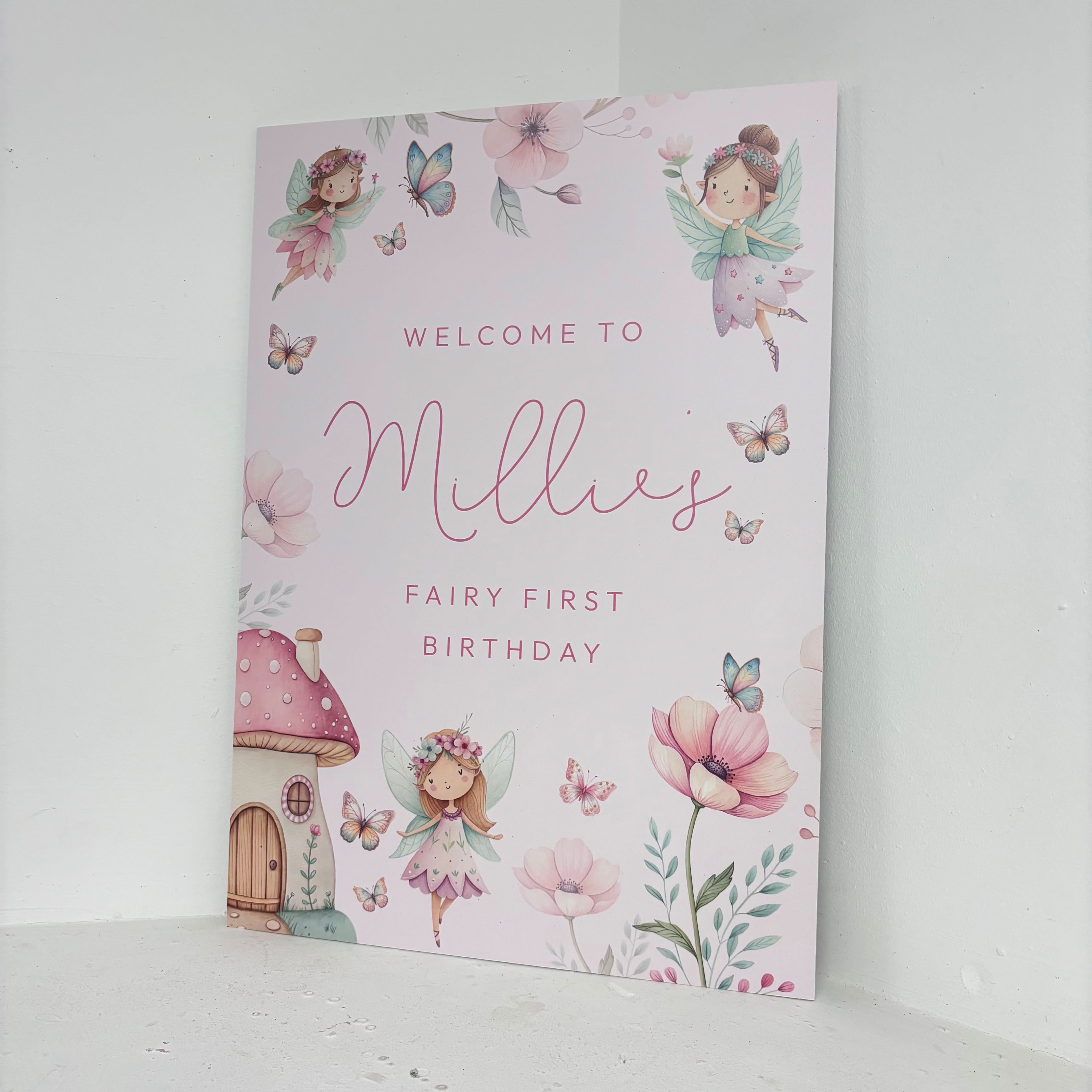 Garden Fairies Easel Sign