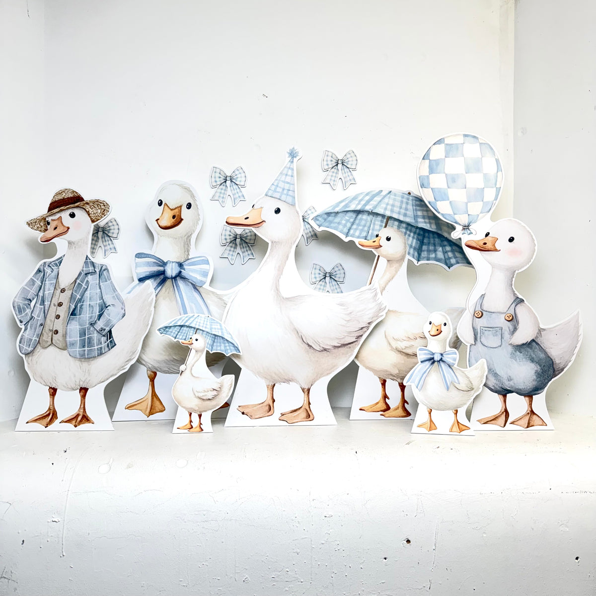 Mini Vintage Blue Goose