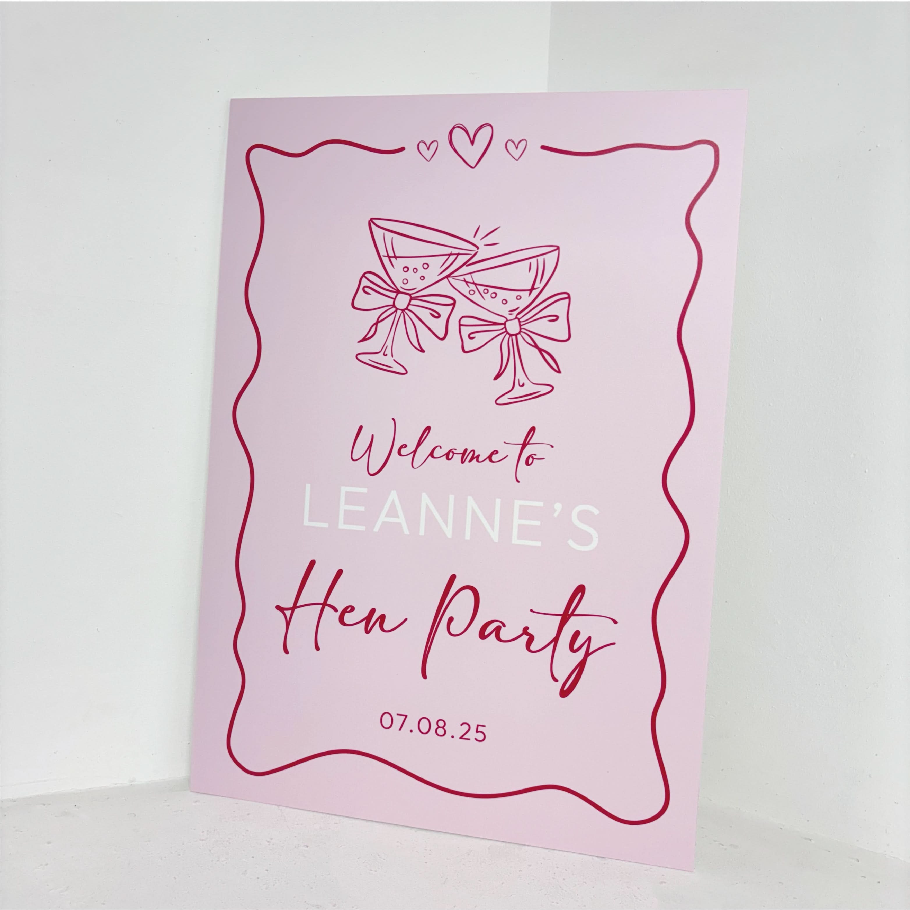 Hen Party Easel Sign