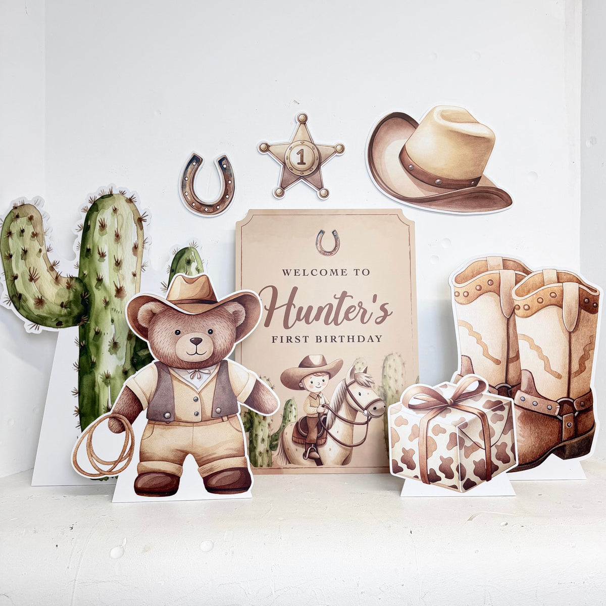 MINI Little Cowboy First Birthday Bundle