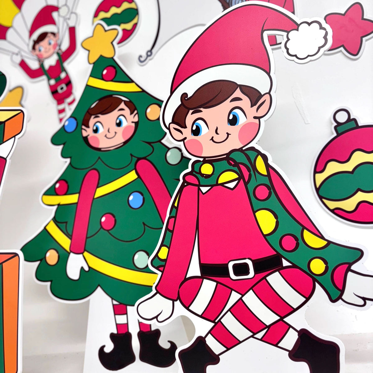 Personalised MINI Christmas Elf Bundle - Lifestyle Photo | Zebra Print