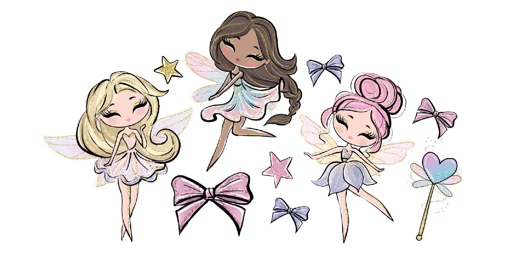 MINI Glitter Fairies Bundle