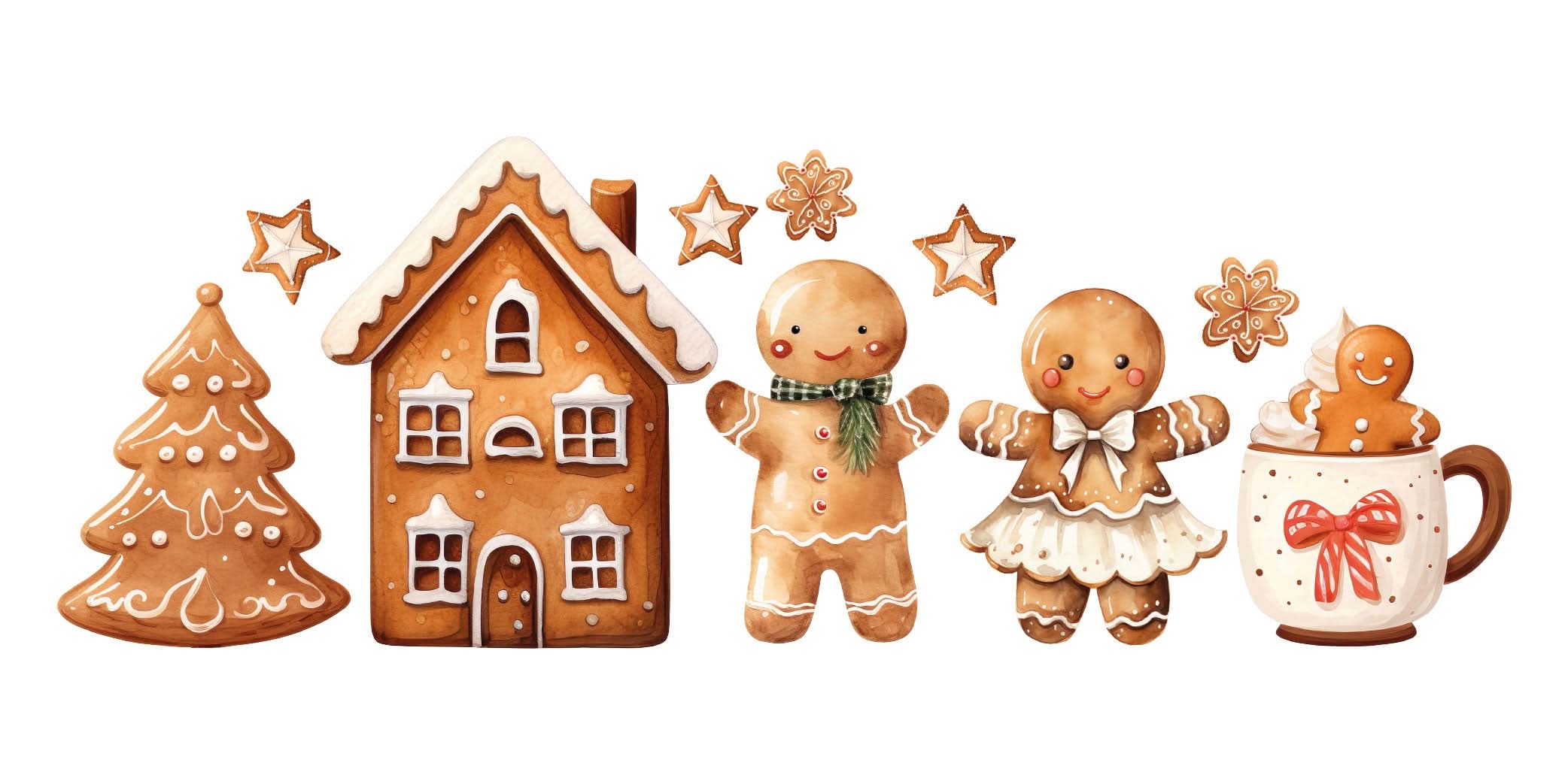 MINI Gingerbread Christmas Bundle