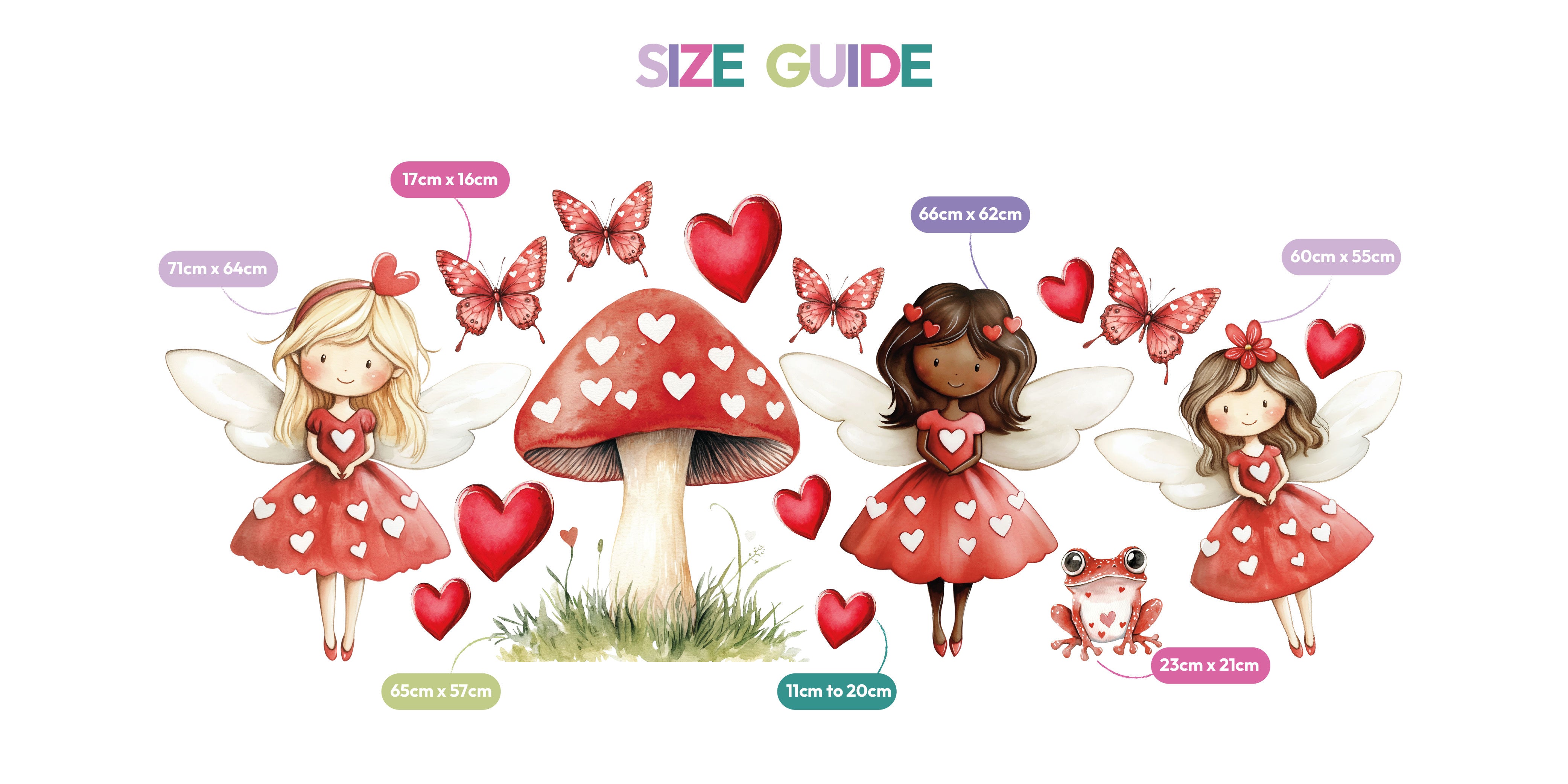 Personalised MINI Valentine Fairies Bundle - Image 3 | Zebra Print