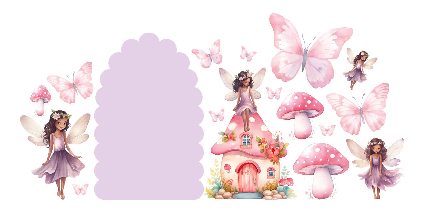 Pastel Purple Fairies