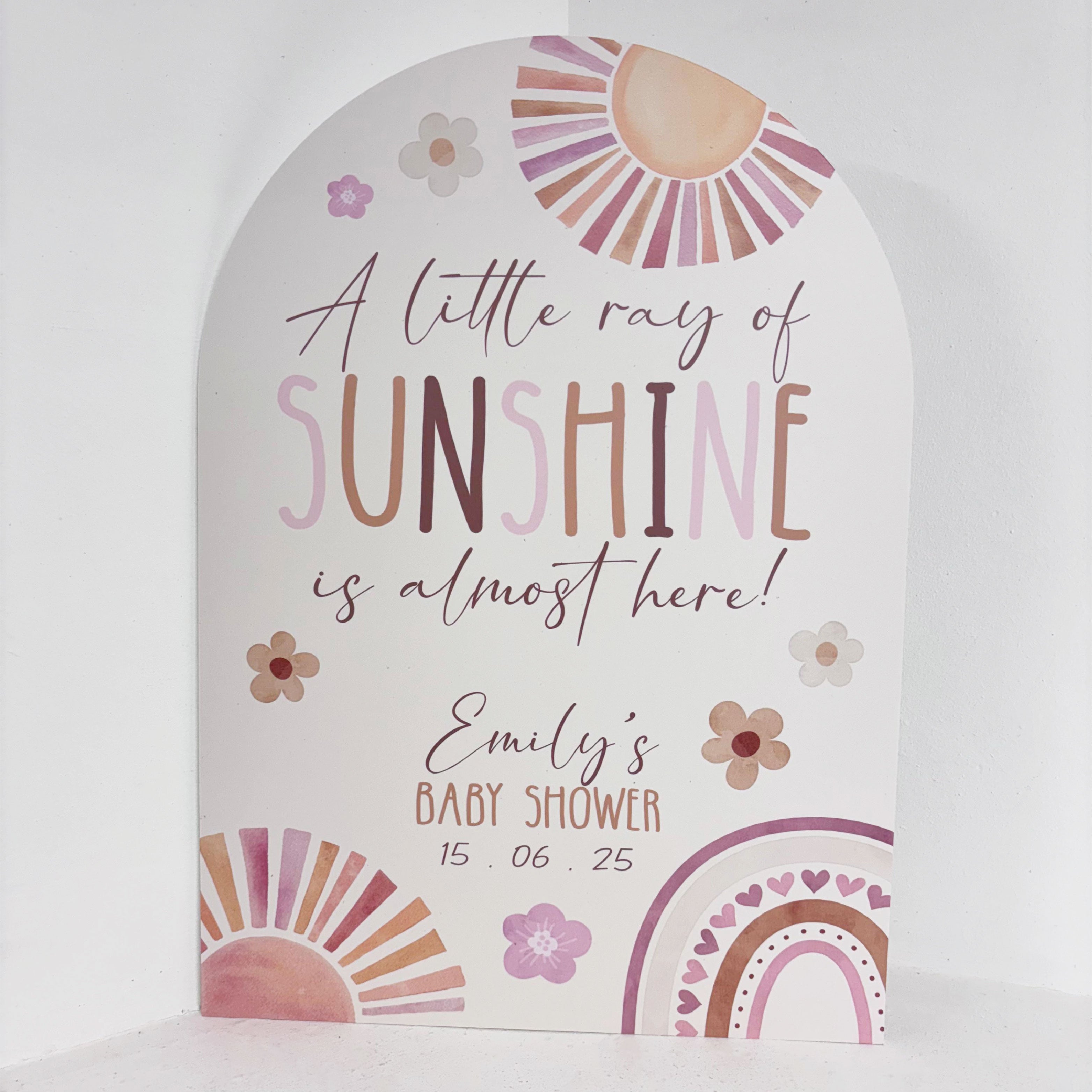 A Little Ray of Sunshine Easel Sign