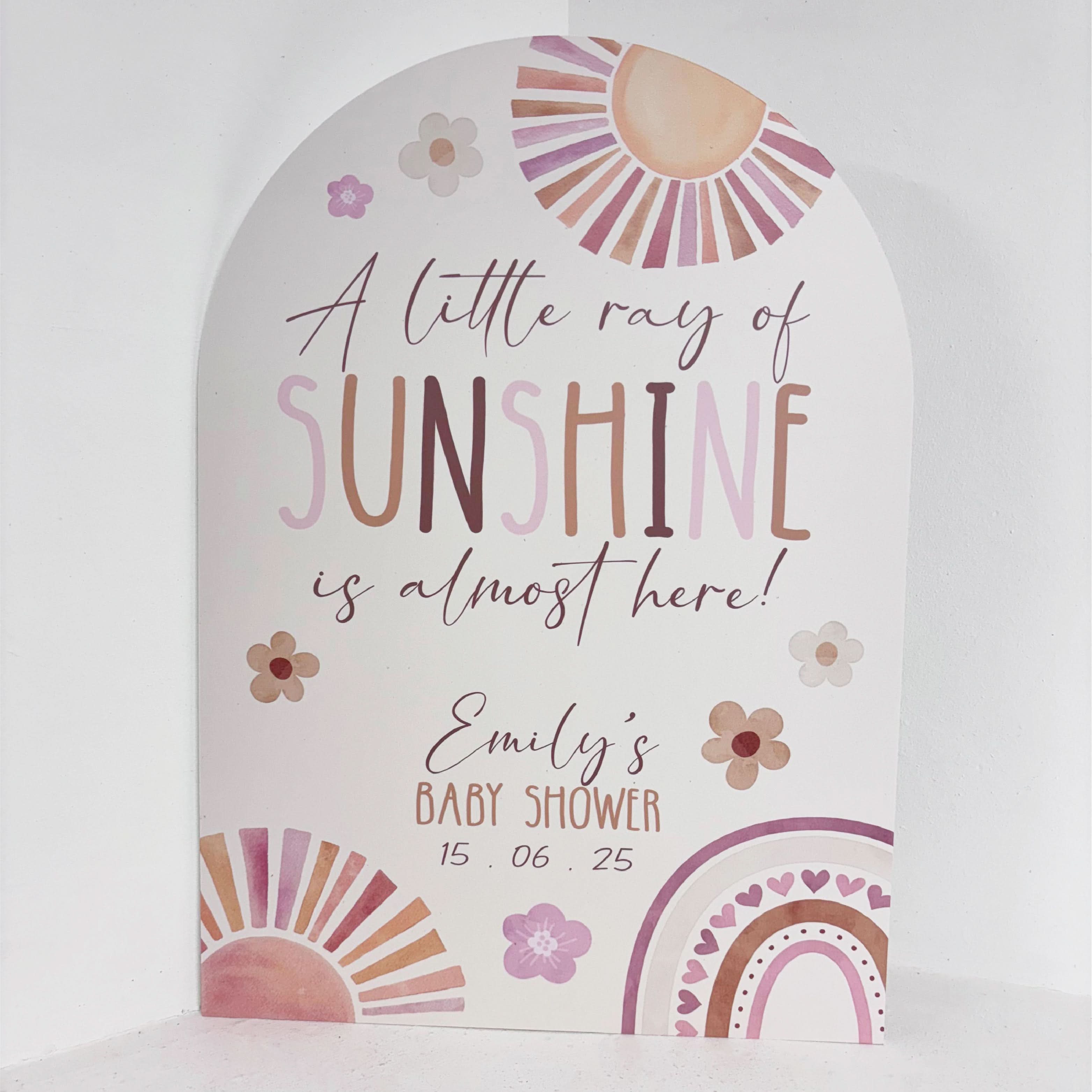 A Little Ray of Sunshine Easel Sign