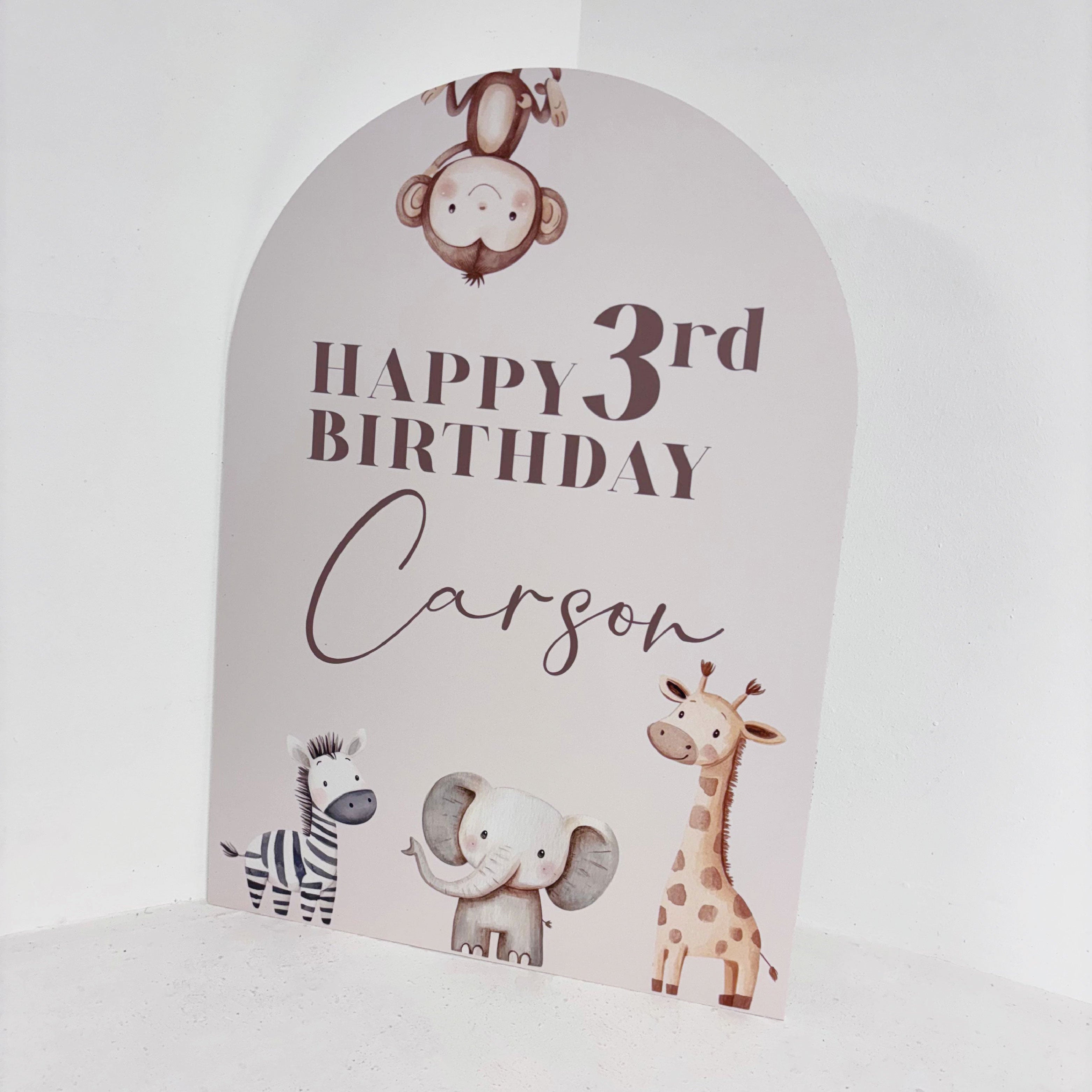 Safari Easel Sign