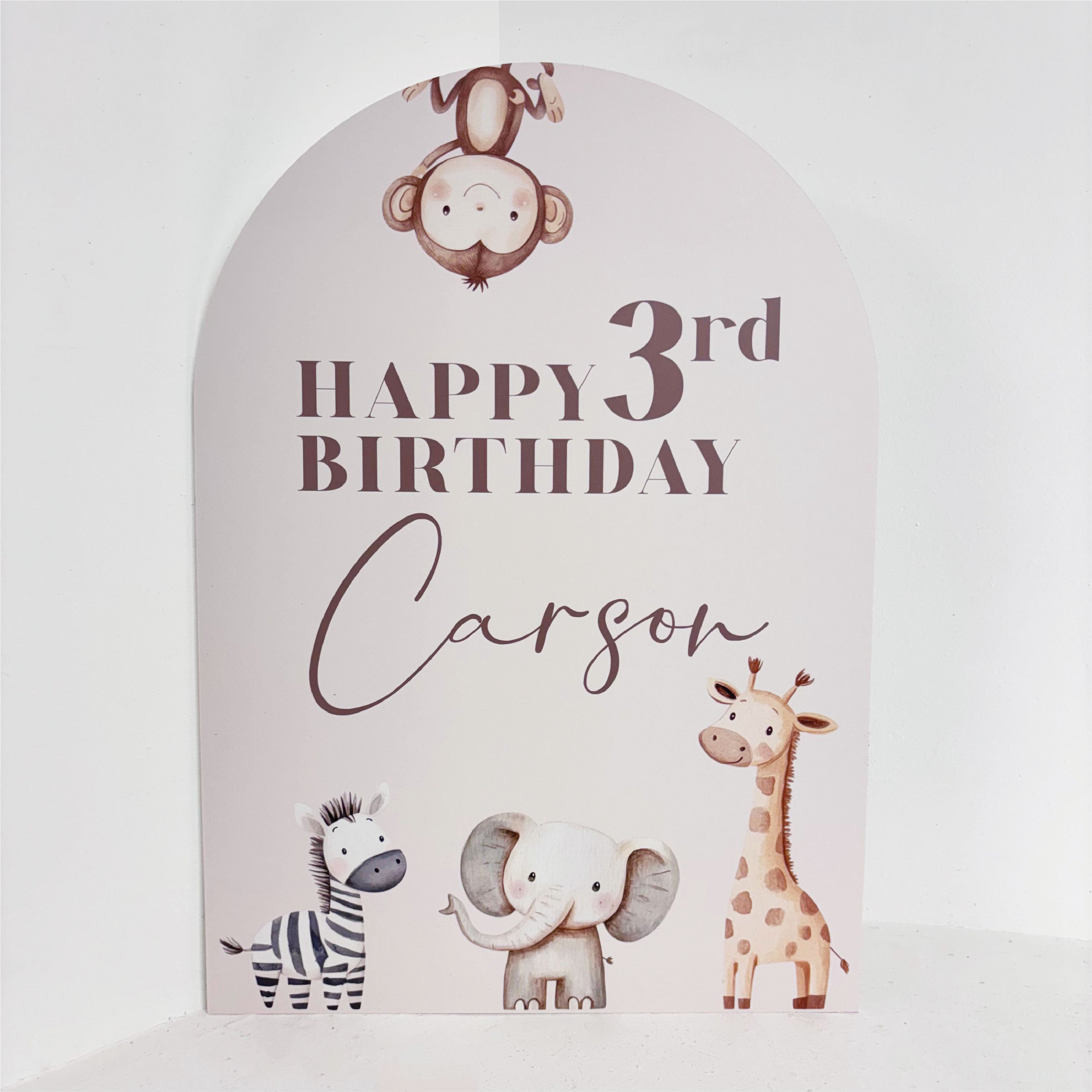 Safari Easel Sign