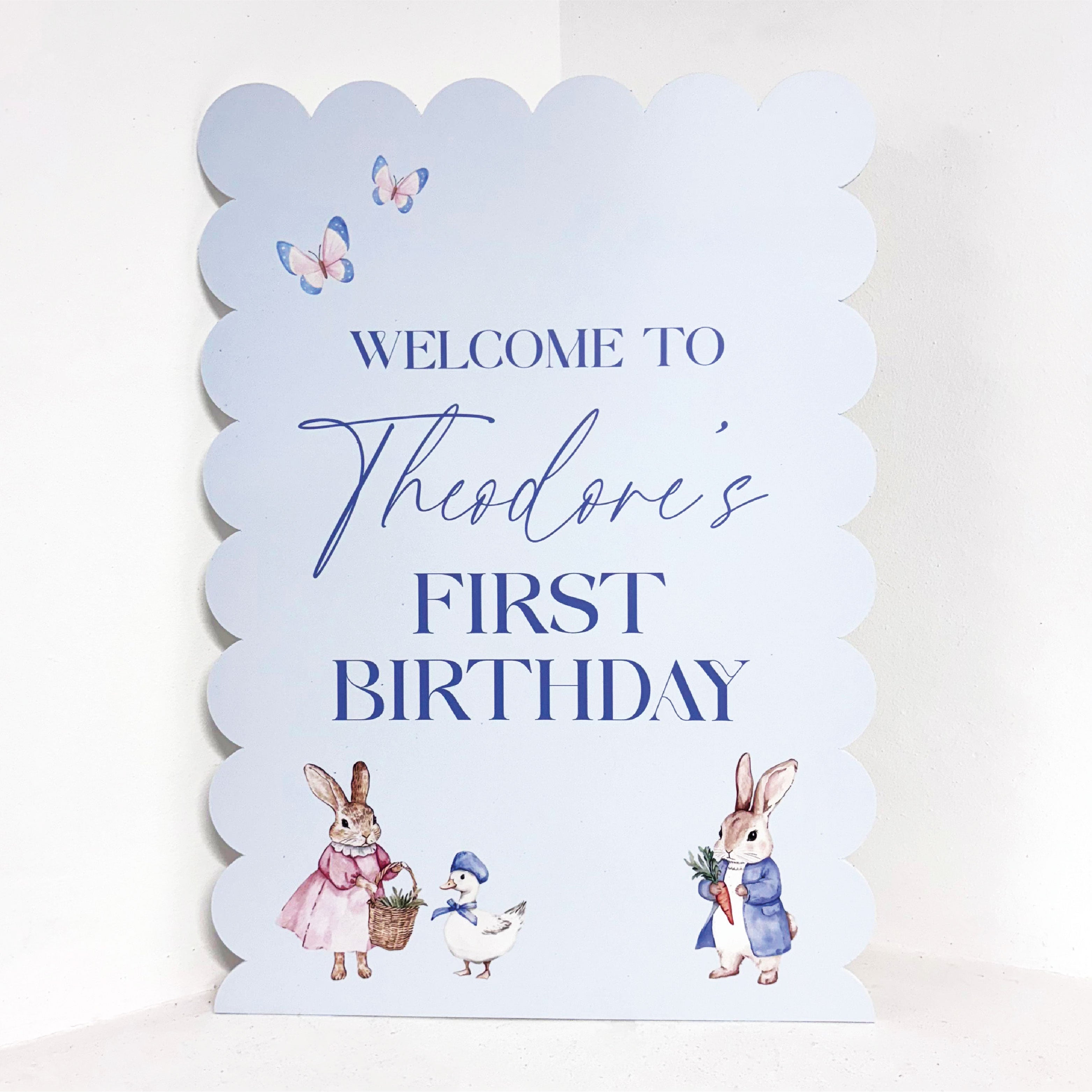Cottontail Spring Easel Sign