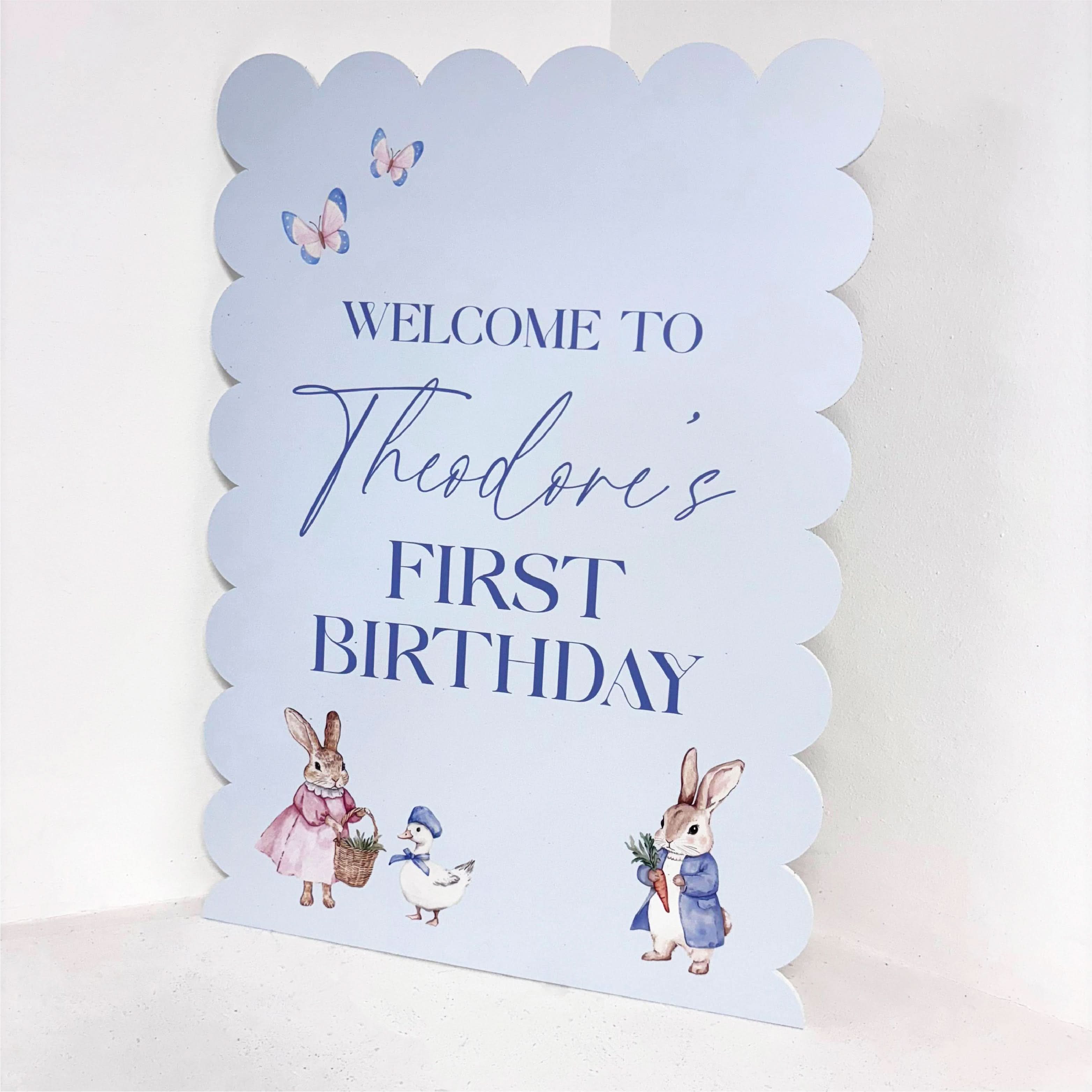 Cottontail Spring Easel Sign