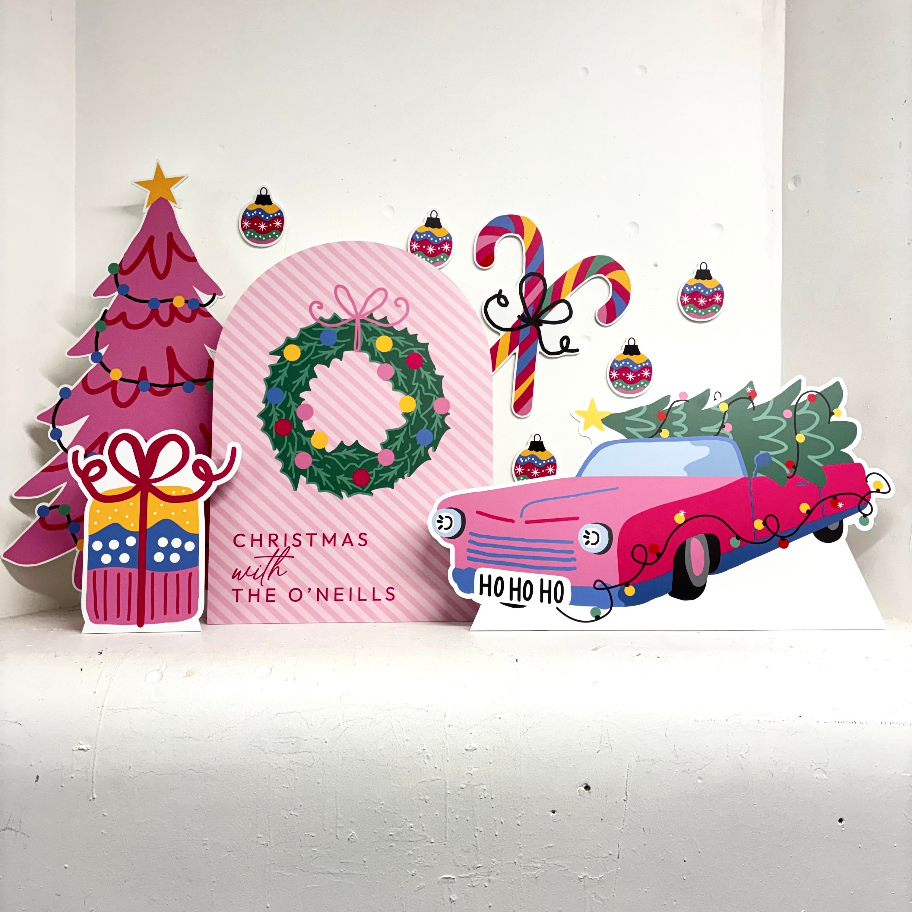 Personalised MINI Bright Christmas Bundle - Lifestyle Photo | Zebra Print