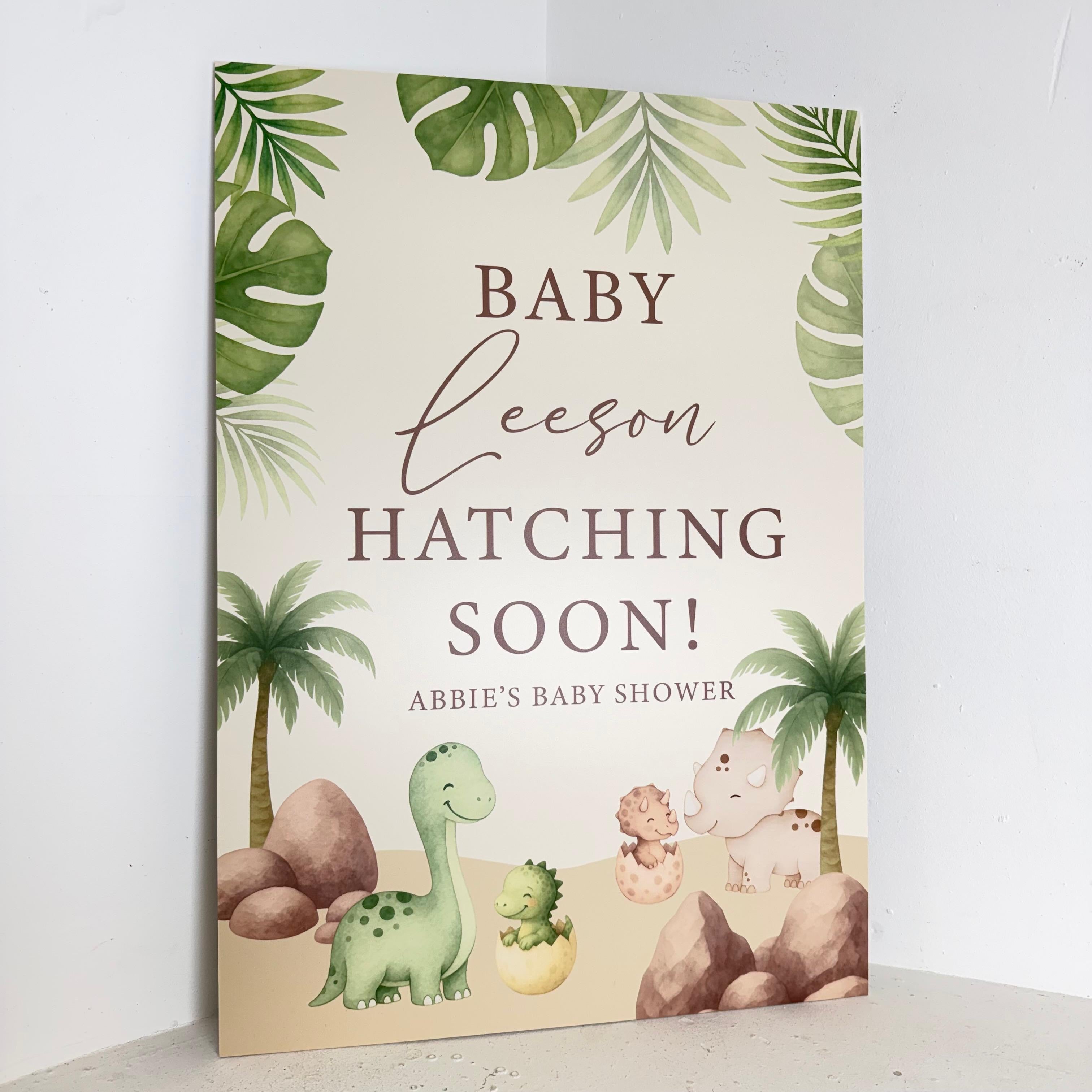 Baby Hatching Easel Sign