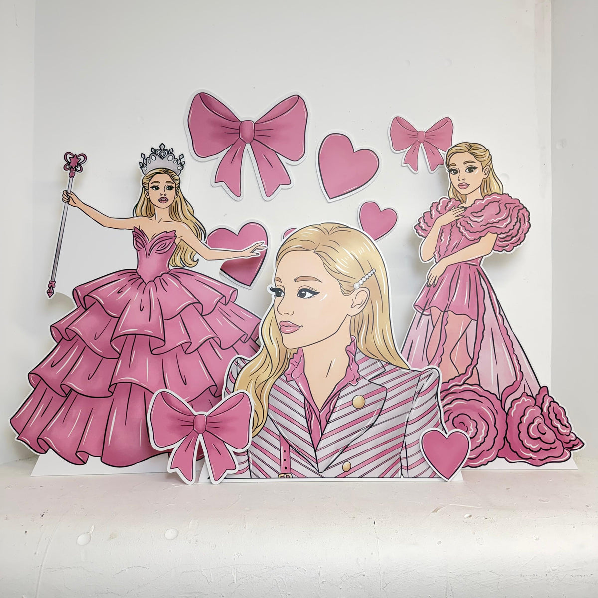 Pink Magic Party Props – Mini Foamex Set