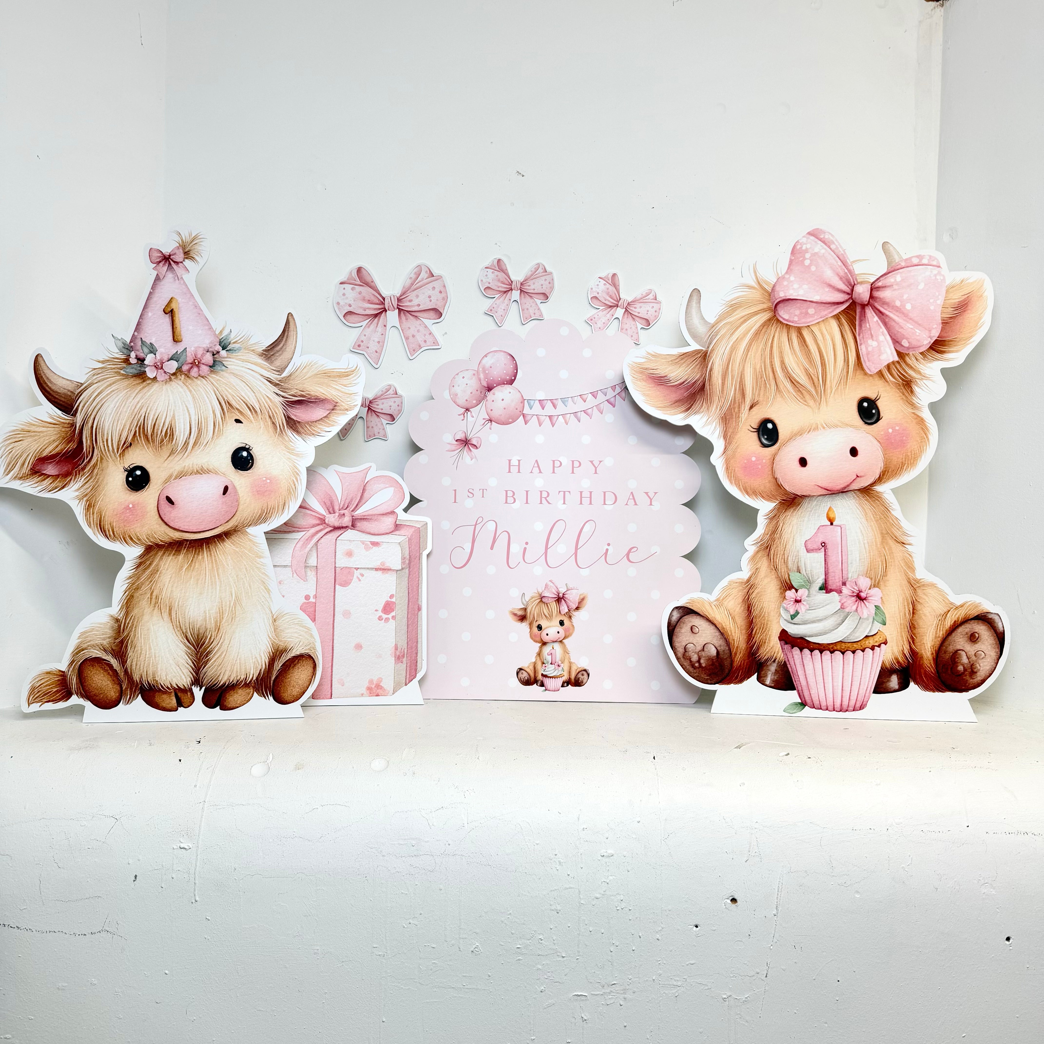 Personalised MINI Sweet Little Moo bundle - Lifestyle Photo | Zebra Print