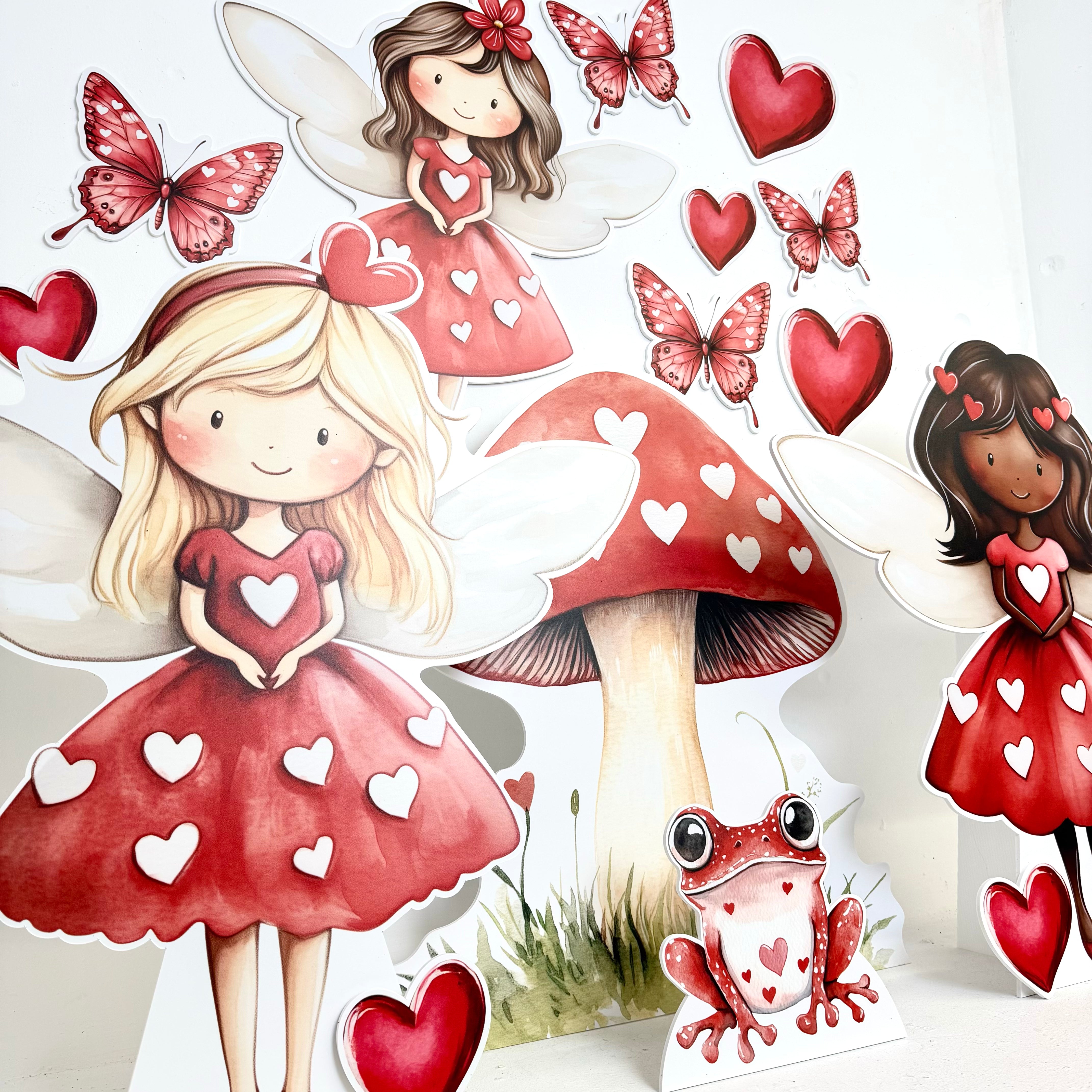 Personalised MINI Valentine Fairies Bundle - Lifestyle Photo | Zebra Print
