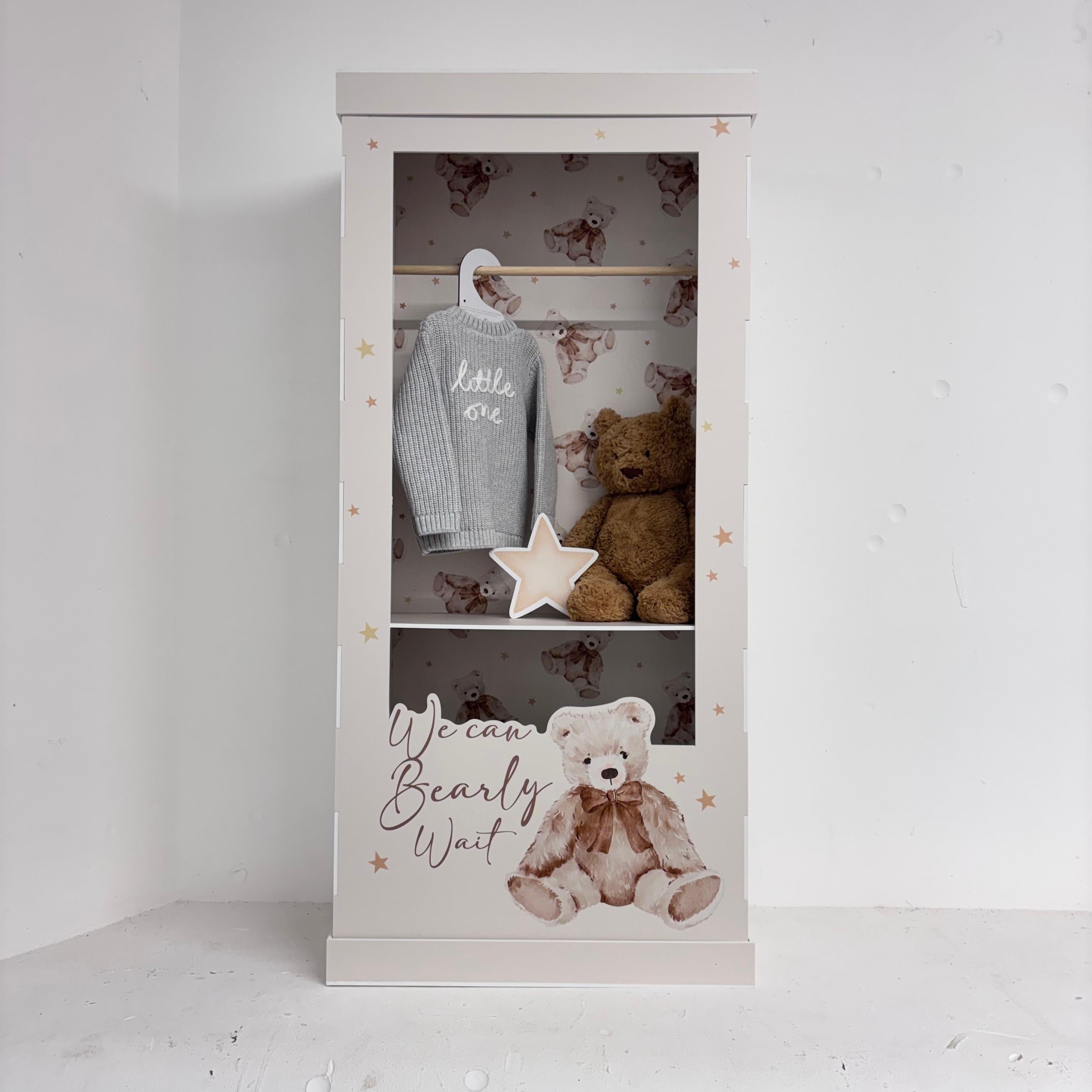 We Can Bearly Wait - Baby Wardrobe Box