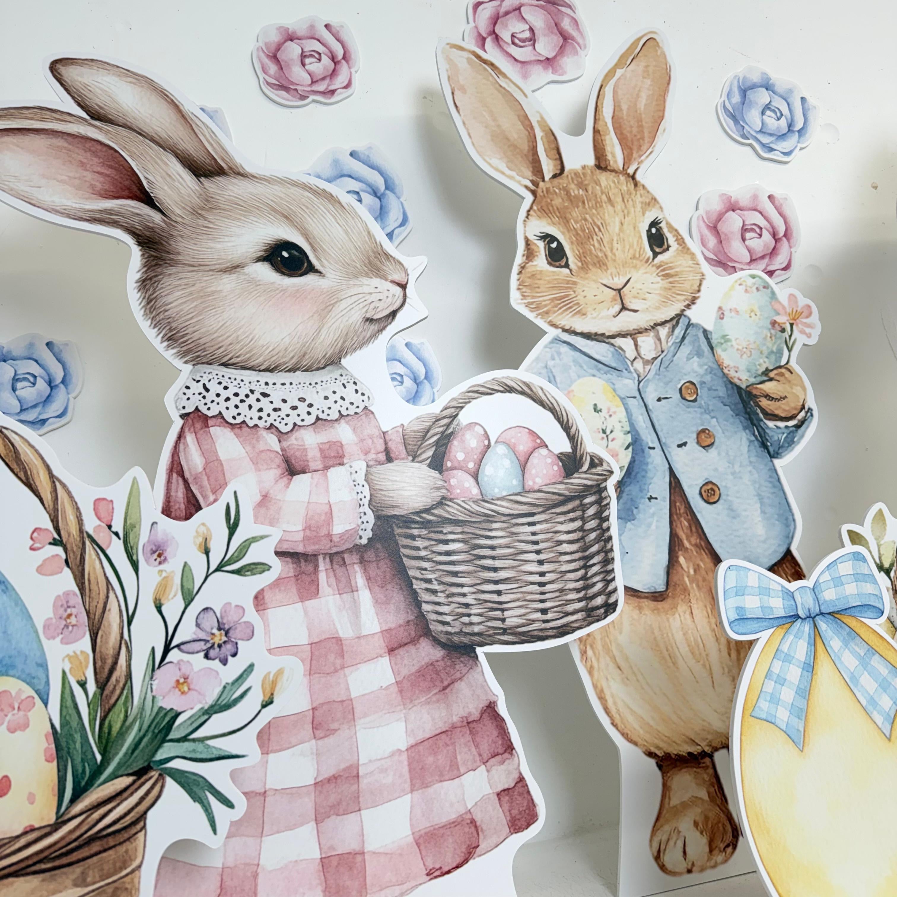 Personalised MINI Cottage Bunnies Bundle - Lifestyle Photo | Zebra Print