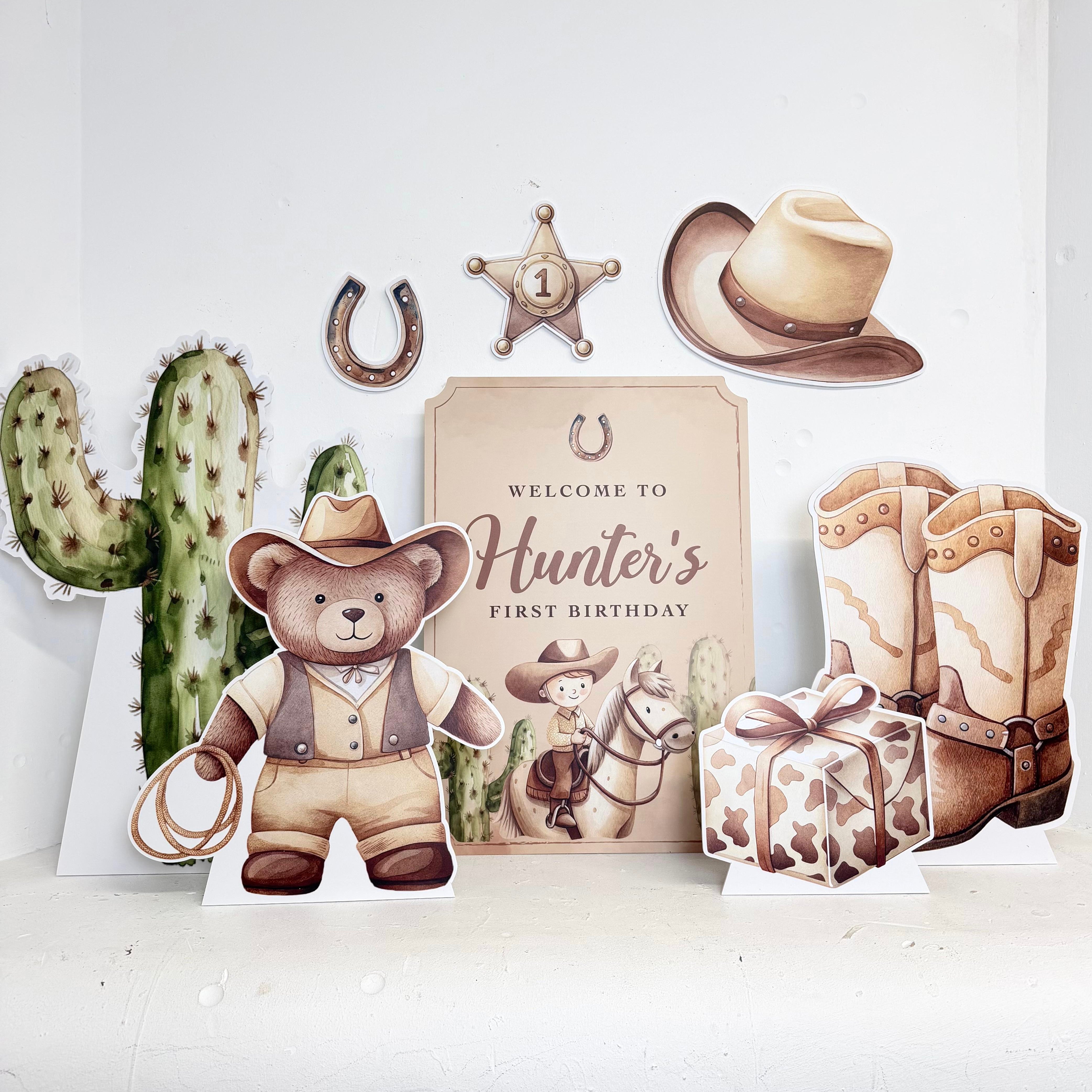 MINI Little Cowboy First Birthday Bundle
