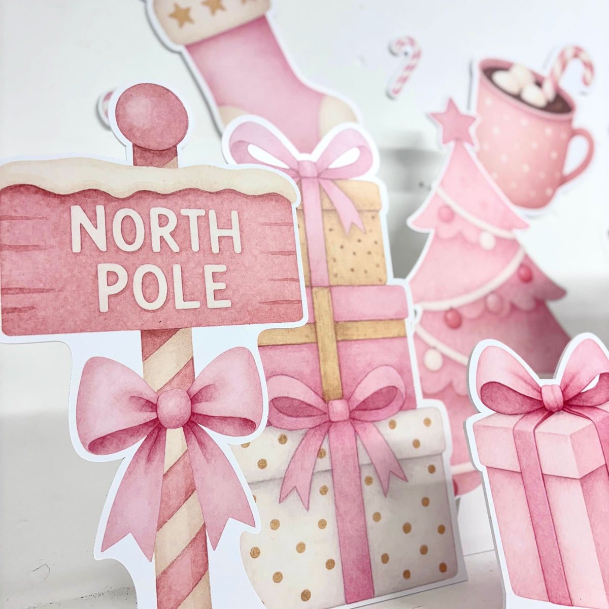 Personalised MINI Blush Christmas Bundle - Lifestyle Photo | Zebra Print
