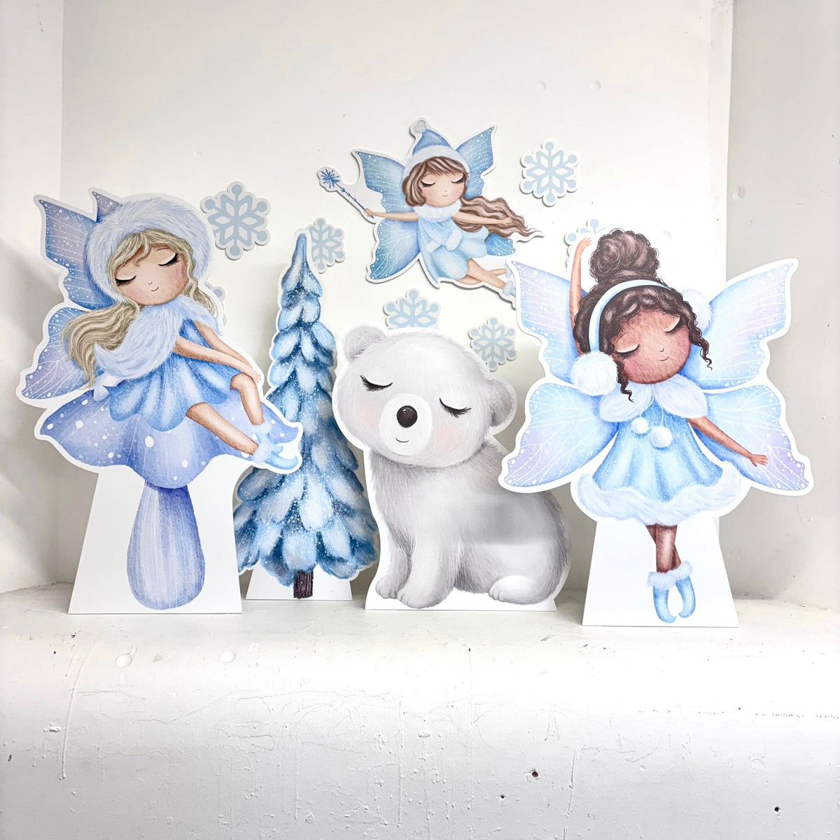 Personalised MINI Winter Fairies Bundle - Lifestyle Photo | Zebra Print