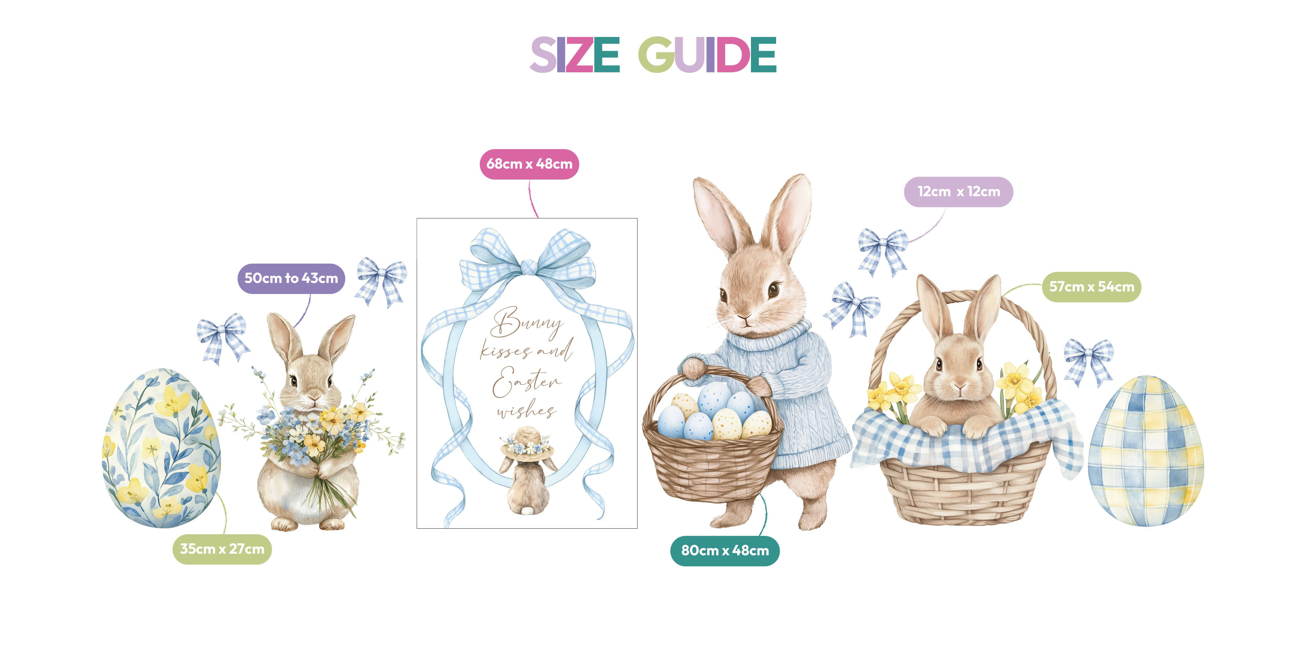 MINI Blue Spring Bunnies Bundle