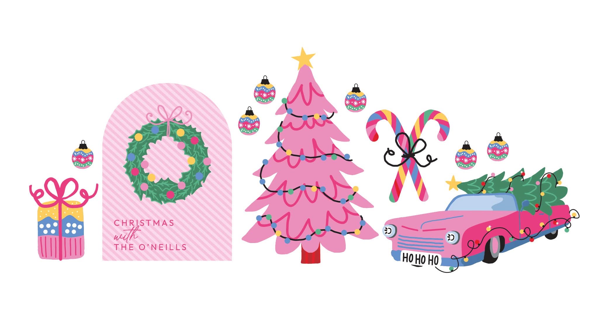 Personalised MINI Bright Christmas Bundle - Image 3 | Zebra Print