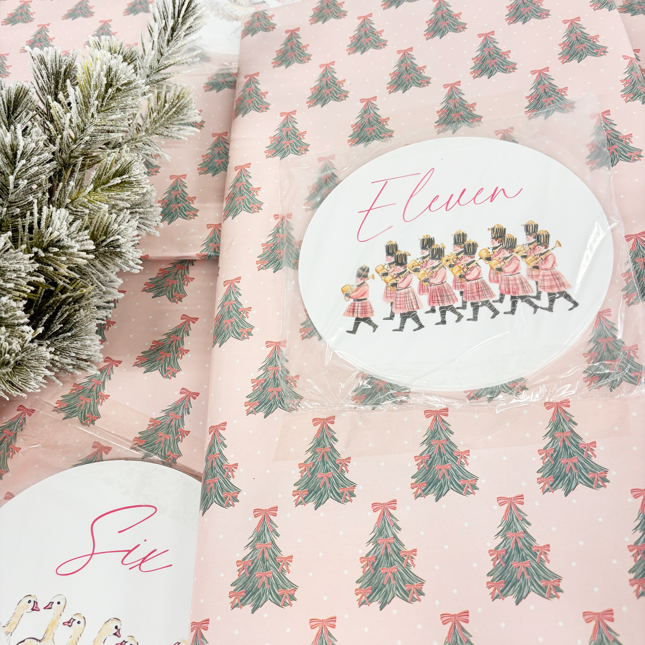 12 Days of Christmas Advent Calendar Pastel Version