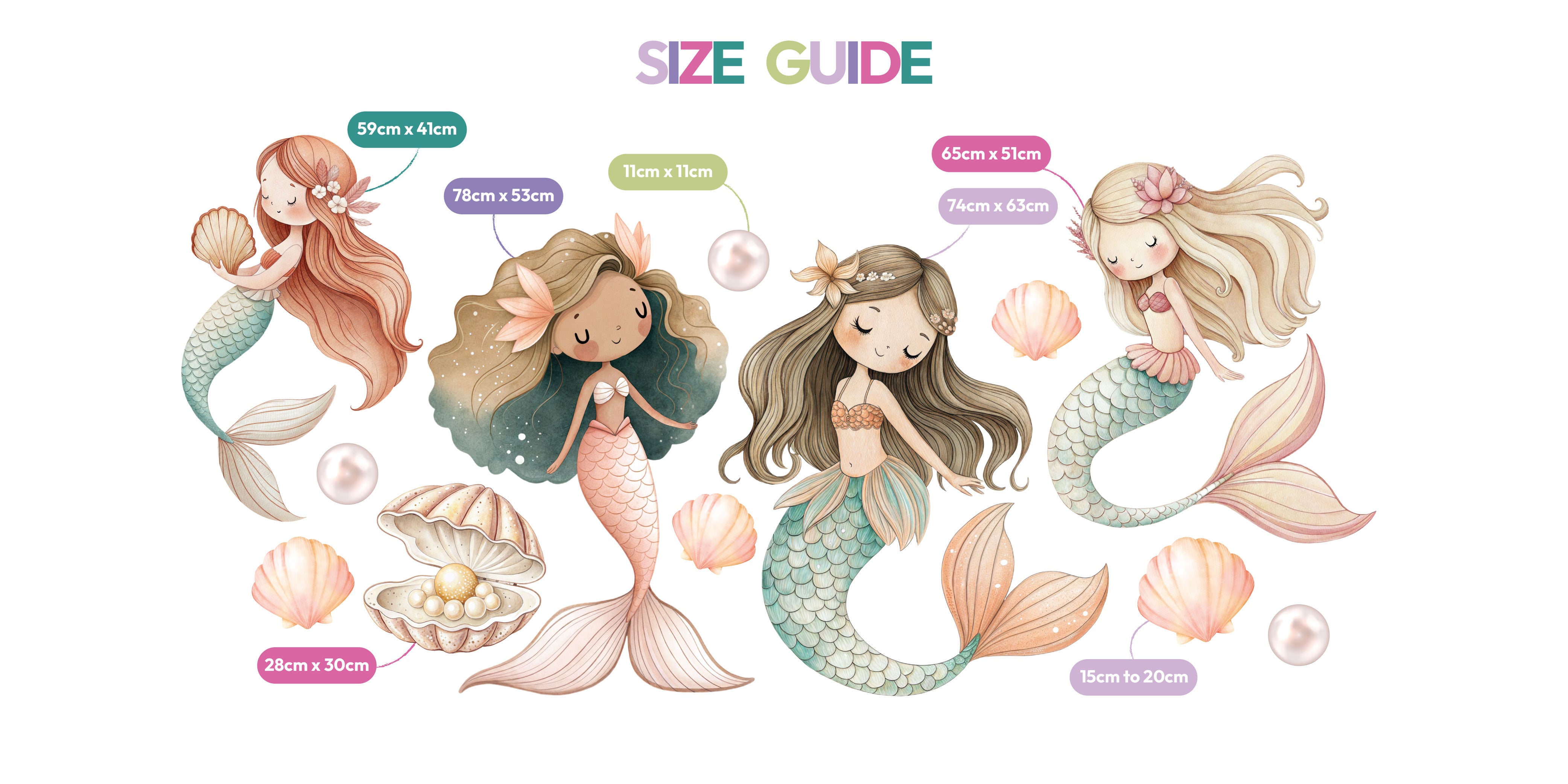 Personalised MINI Cute Mermaids Bundle - Image 3 | Zebra Print