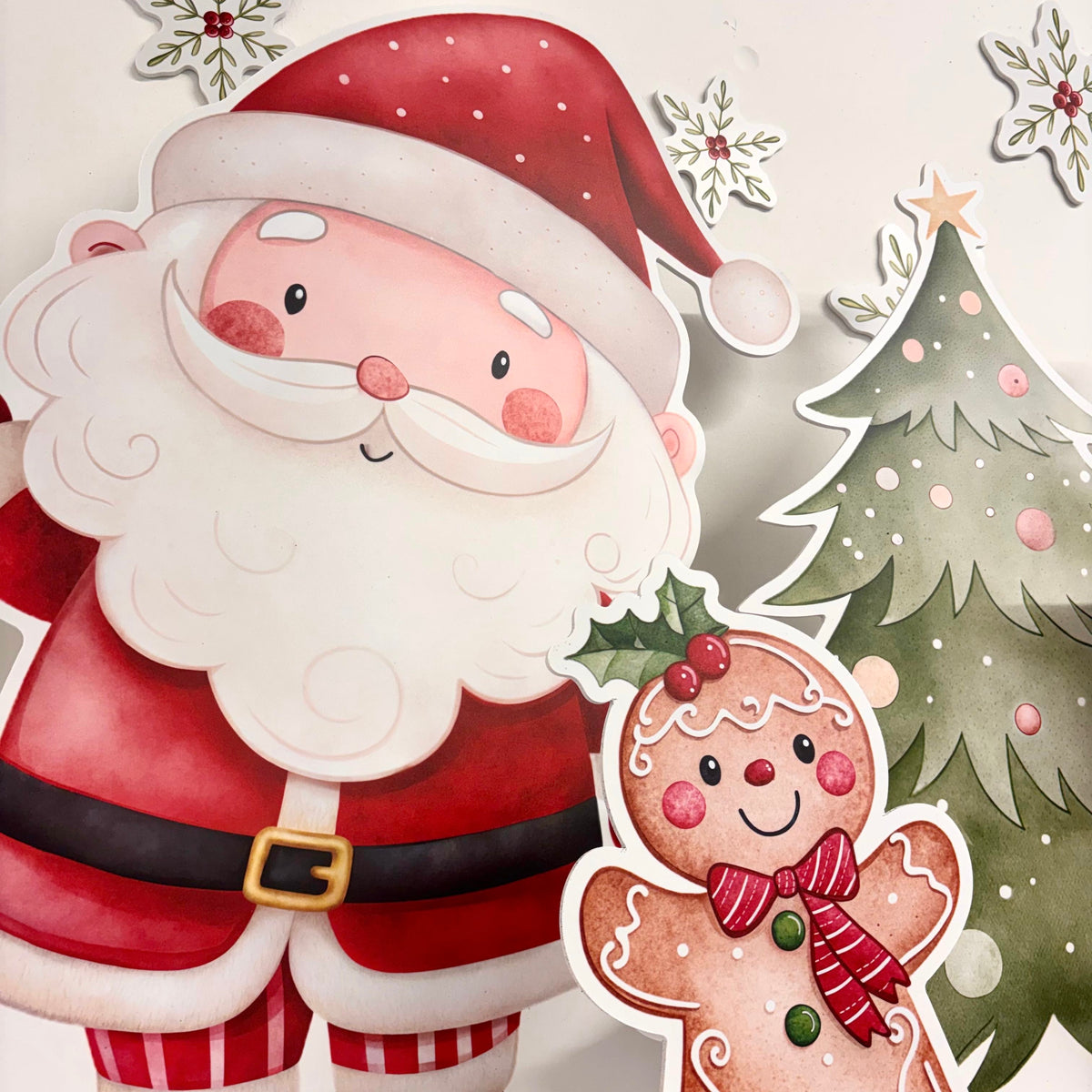 Personalised MINI Santa is Coming to Town - Front View | Zebra Print