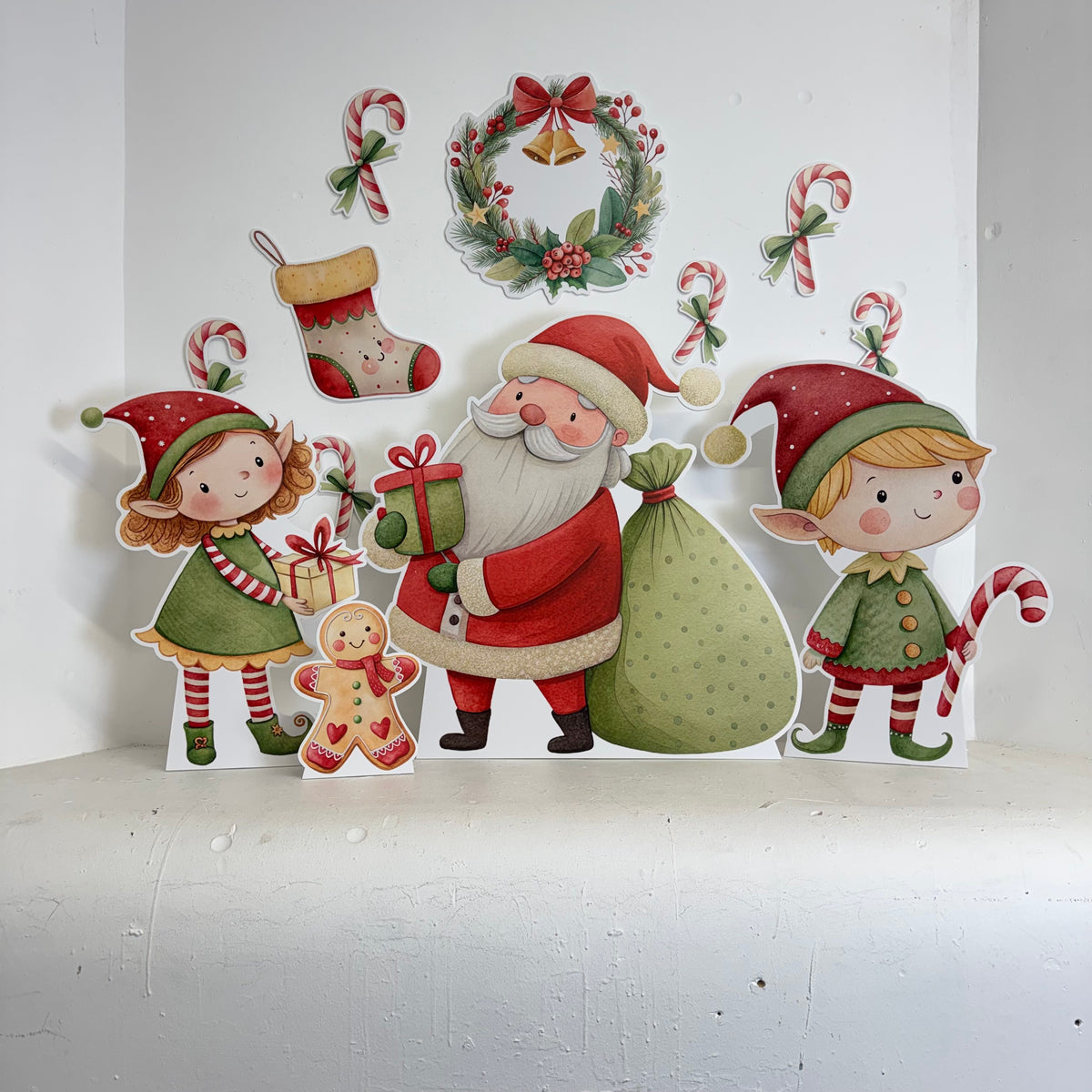 MINI Santa’s Little Helpers Bundle - Front View | Zebra Print