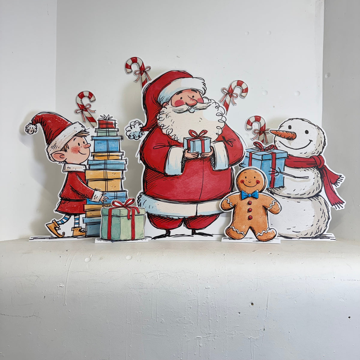 MINI Whimsical Christmas Bundle - Front View | Zebra Print