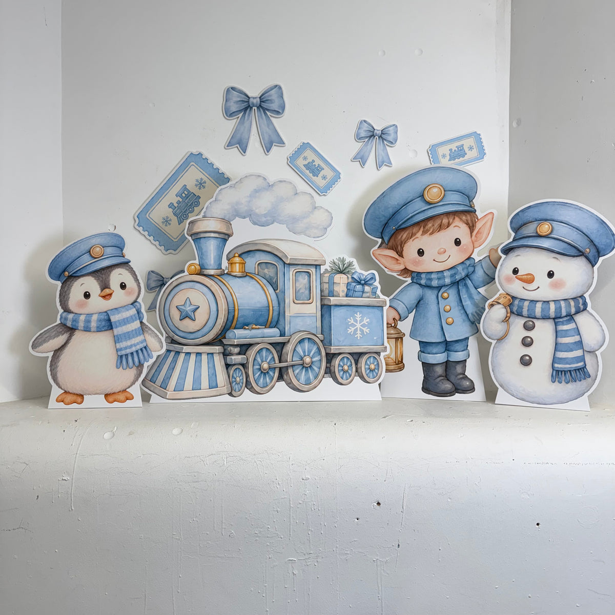 MINI North Pole Express Bundle - Front View | Zebra Print