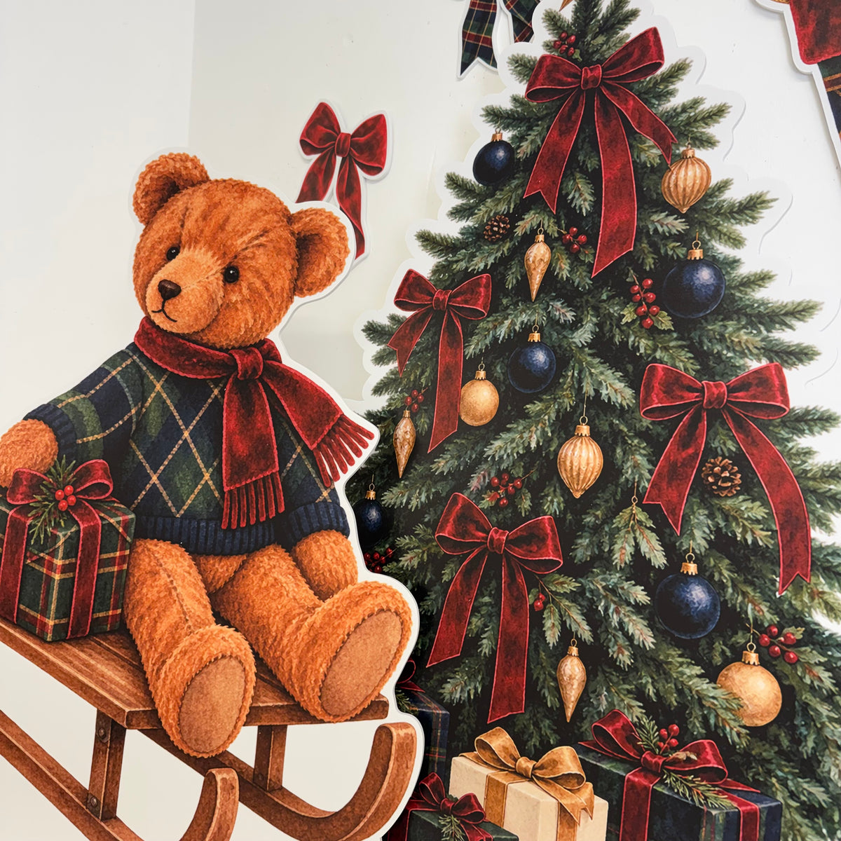 MINI Tartan Christmas Bundle - Close-up | Zebra Print