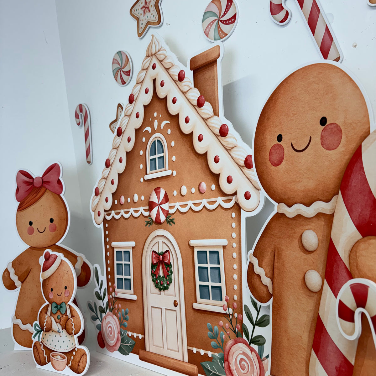 MINI Gingerbread Lane Bundle - Close-up | Zebra Print