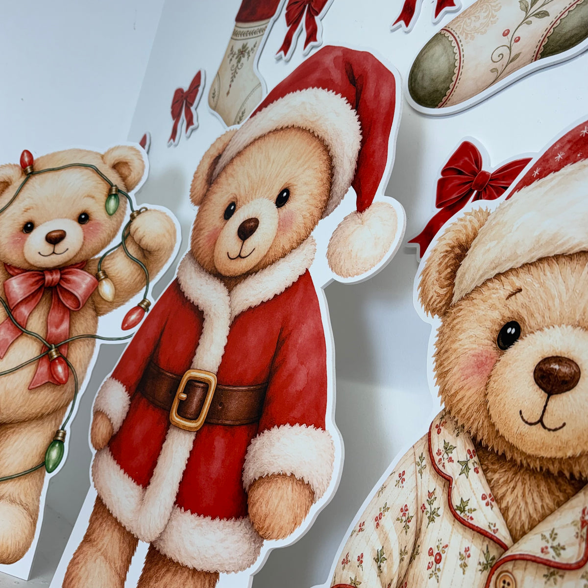 MINI Merry Beary Christmas Bundle - Close-up | Zebra Print