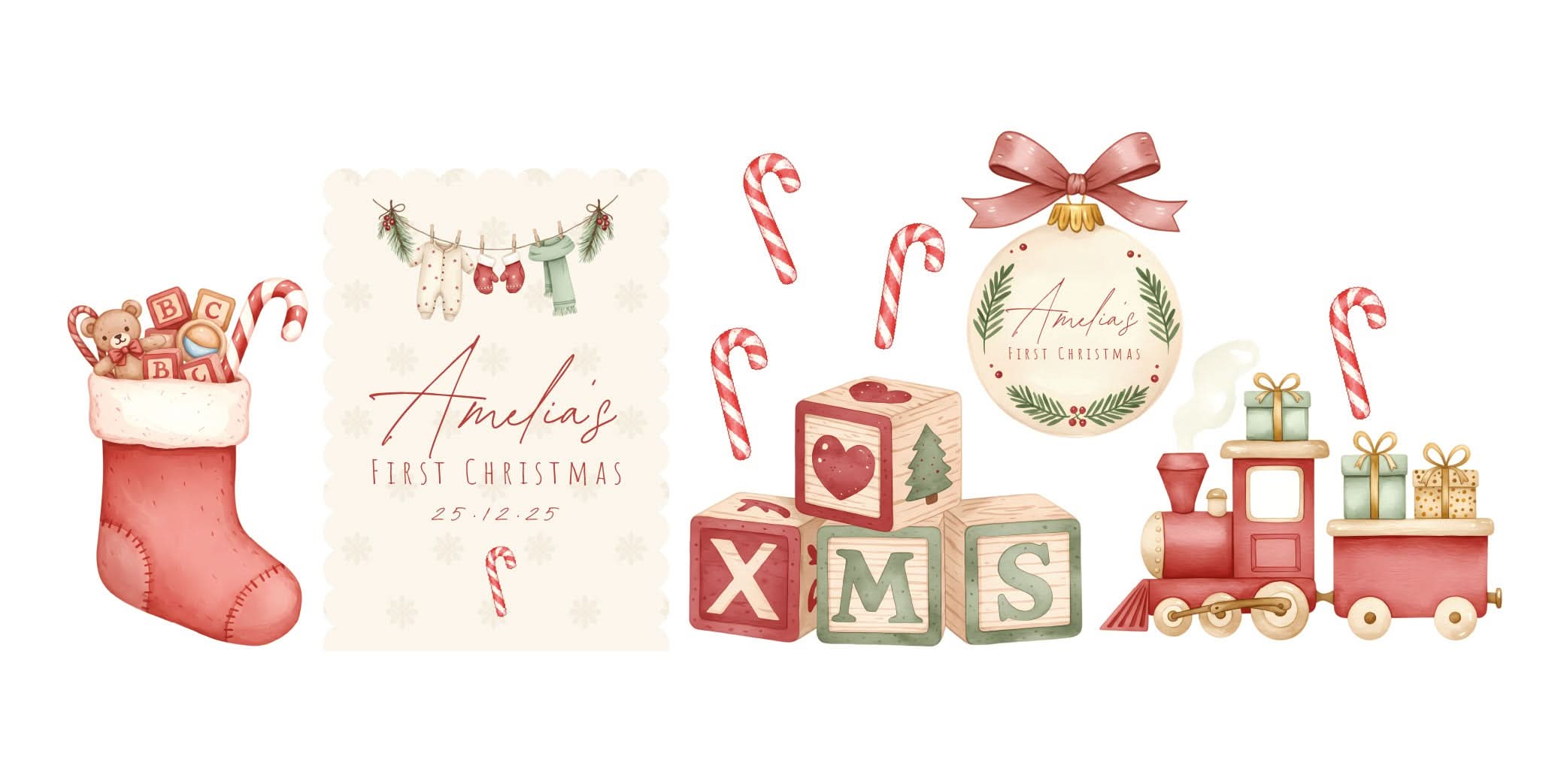 Personalised Mini Magical First Christmas - Image 3 | Zebra Print